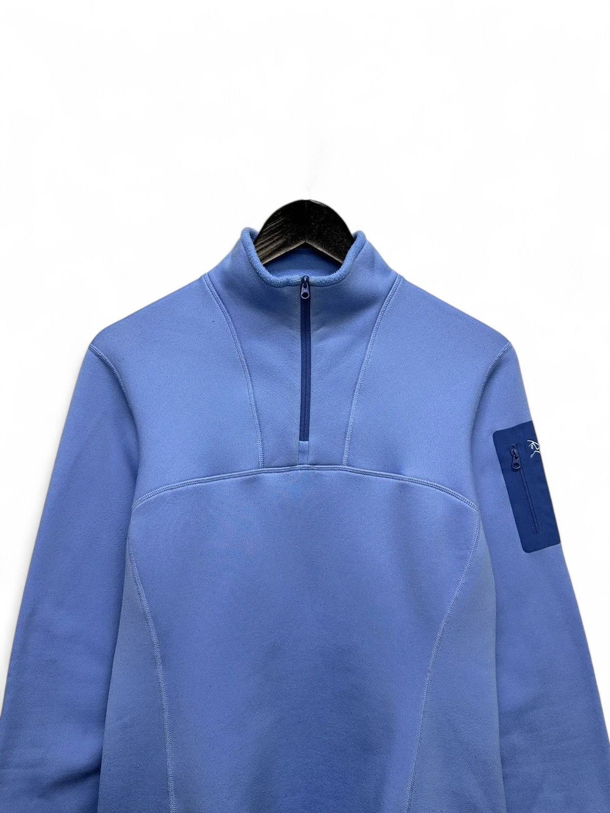 Outdoor Research Arcteryx Blue Technical Outdoor Sweatshirt Oversize Style Size M / US 6-8 / IT 42-44 - 2 Thumbnail