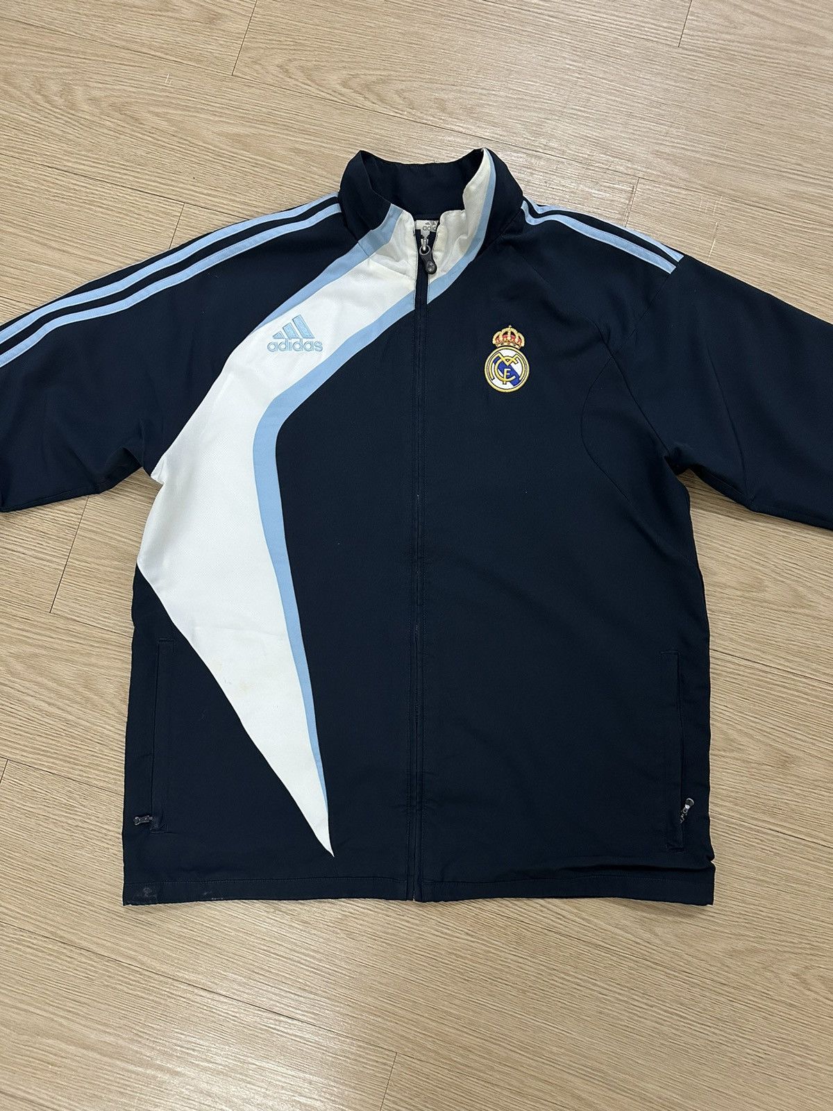 Adidas Vintage 2007 Adidas Real Madrid Training Tracksuit Full Set Size US M / EU 48-50 / 2 - 7 Thumbnail