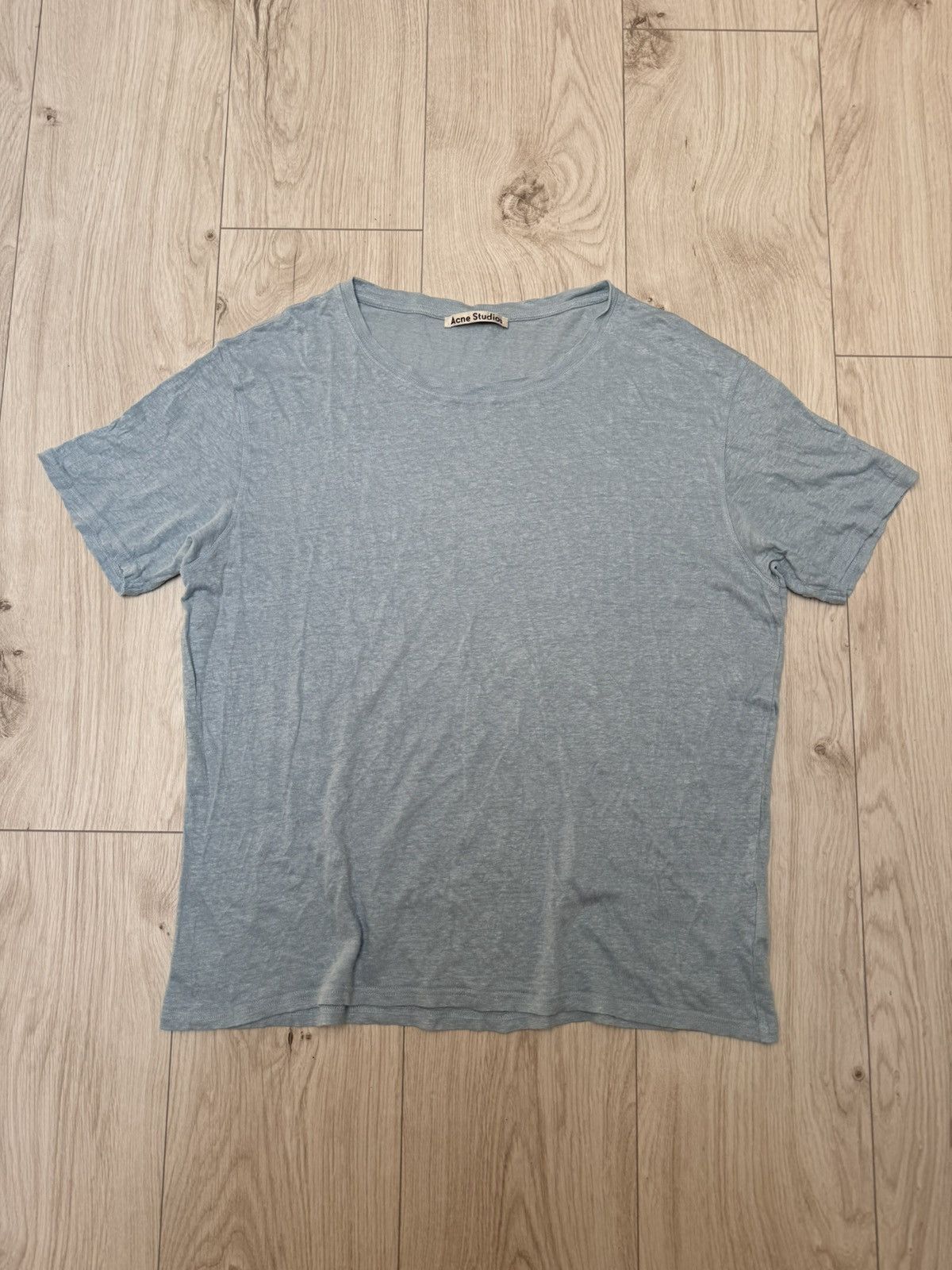 Acne Studios｜ (CL0322 AAB) Acne Studios - Layered print t-shirt - Light grey