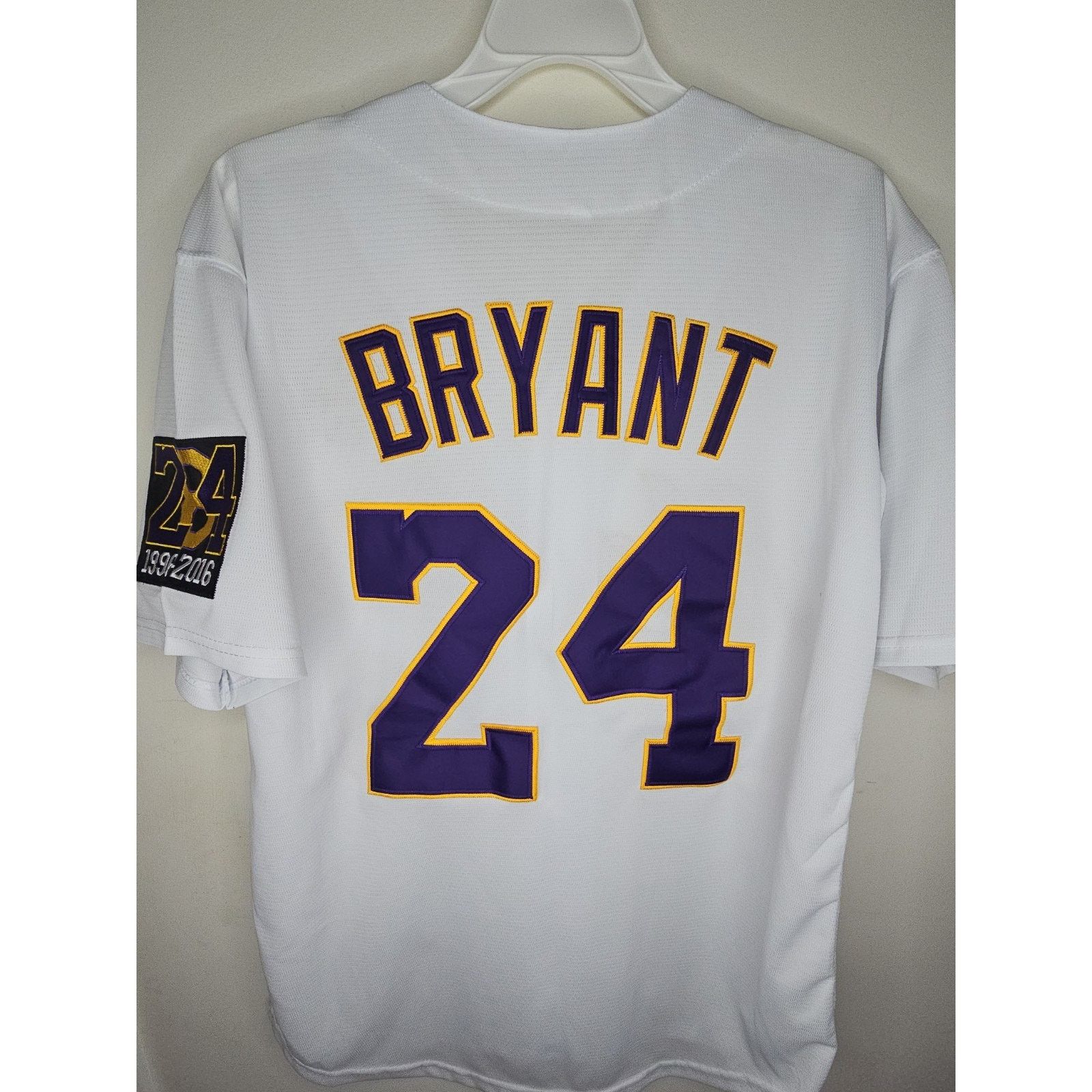 NBA KOBE BRYANT Custom Baseball MAMBA Forever Jersey Size Small Size US S / EU 44-46 / 1 - 8 Thumbnail