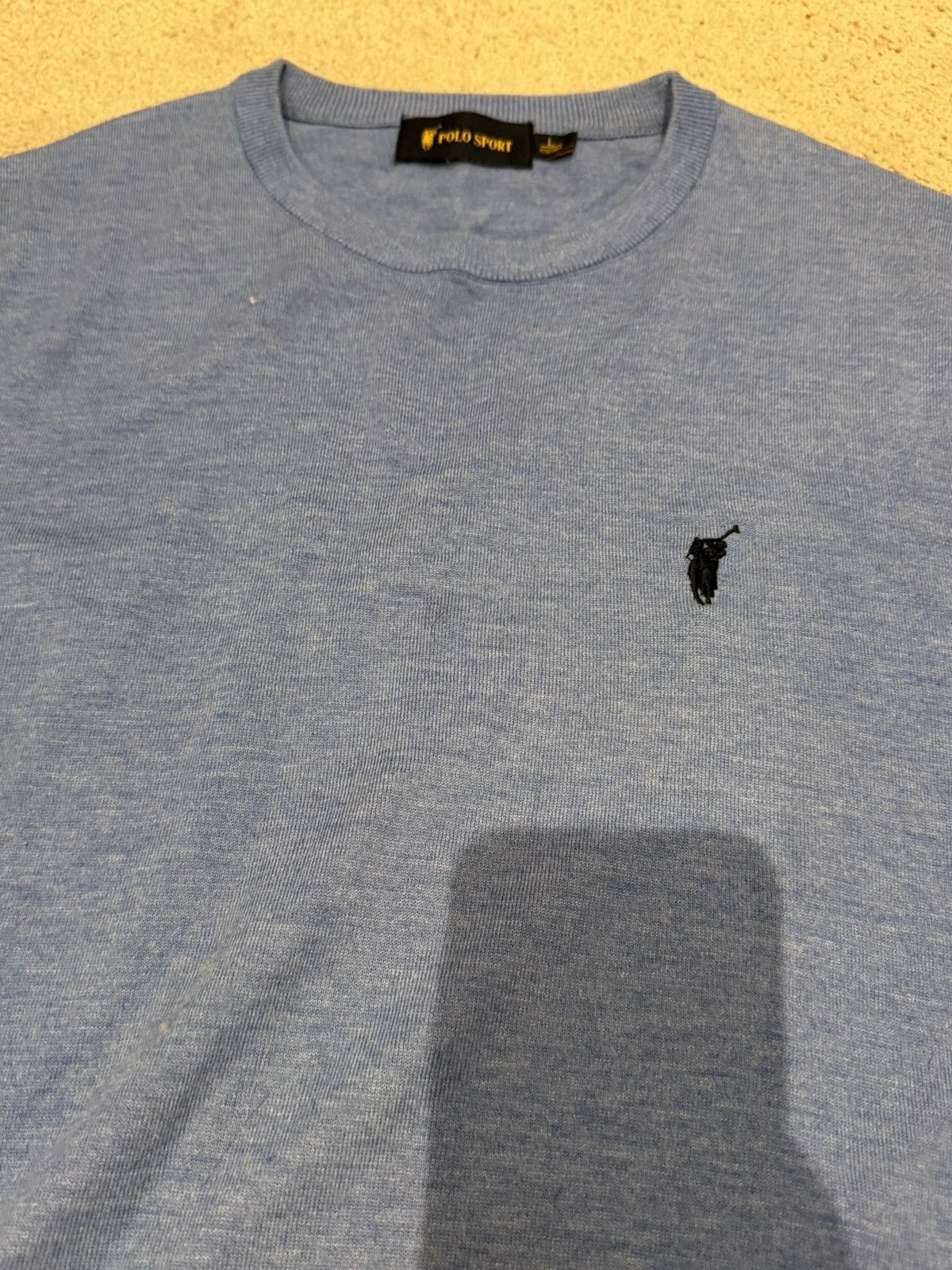 Polo Ralph Lauren polo sport blue sweater Size L / US 10 / IT 46 - 3 Thumbnail