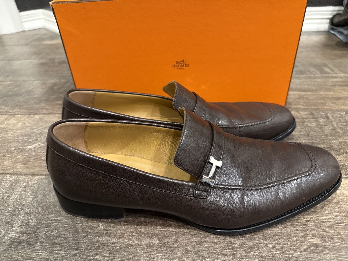 Hermes Hermes Giovanni Loafer Size US 12 / EU 45 - 2 Thumbnail