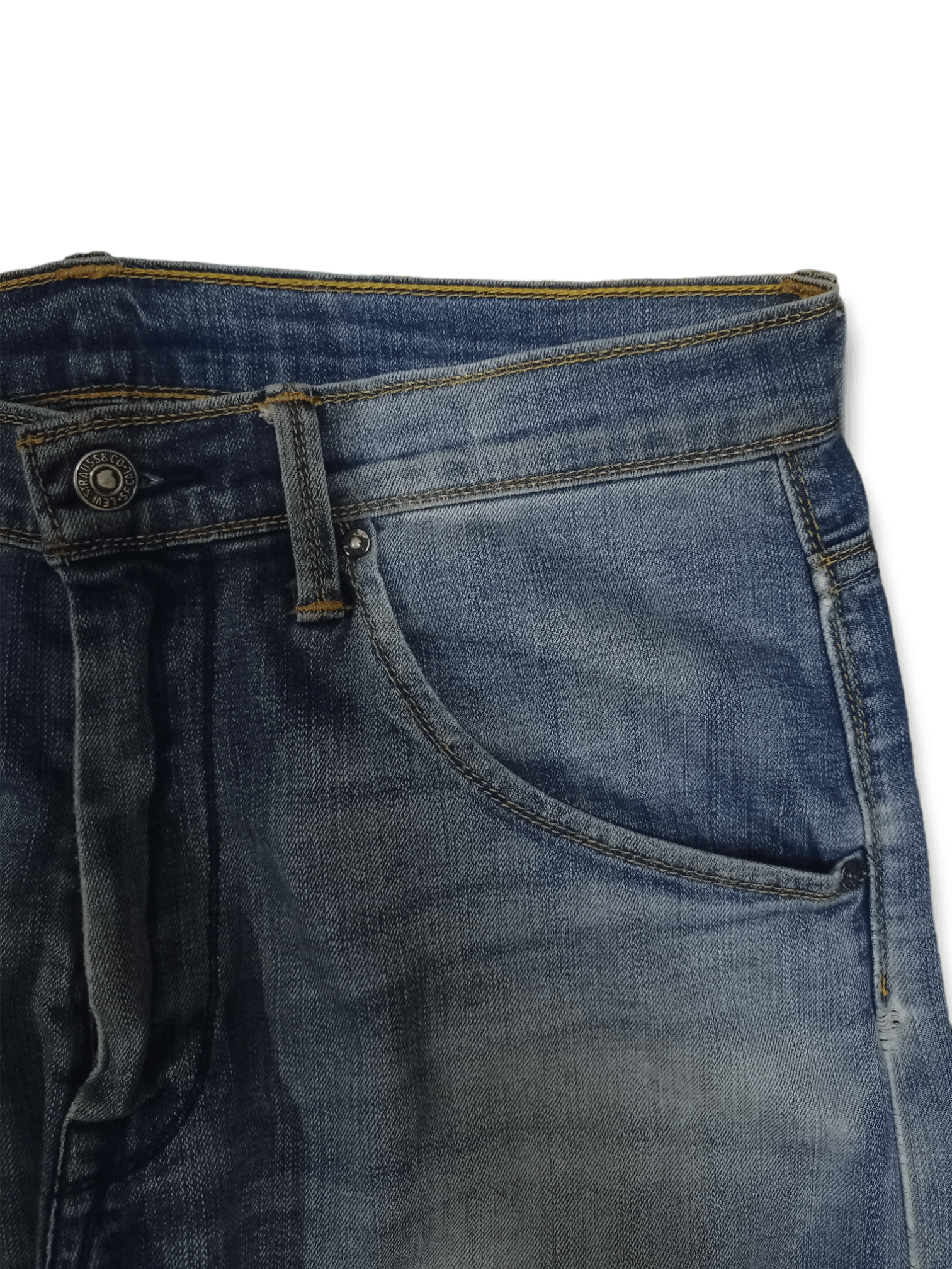 Levi's × Levi's Vintage Clothing Vintage Levis 501 Blue Wash Distressed Baggy Jeans 32x29 Size US 32 / EU 48 - 6 Thumbnail