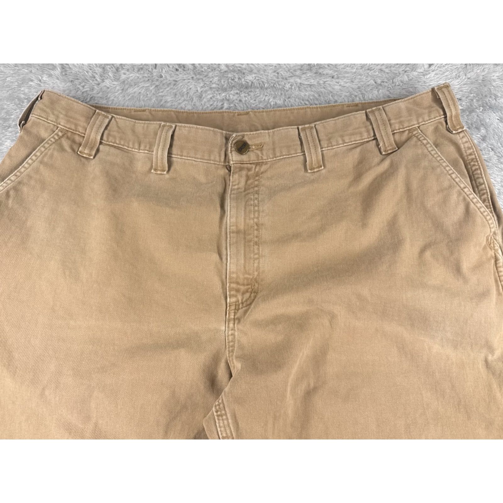 Carhartt Carhartt Pants Men 44 Beige Relaxed Fit Twill 5 Pocket Work 100% Cotton 41x29 Mens Size US 44 / EU 60 - 4 Thumbnail