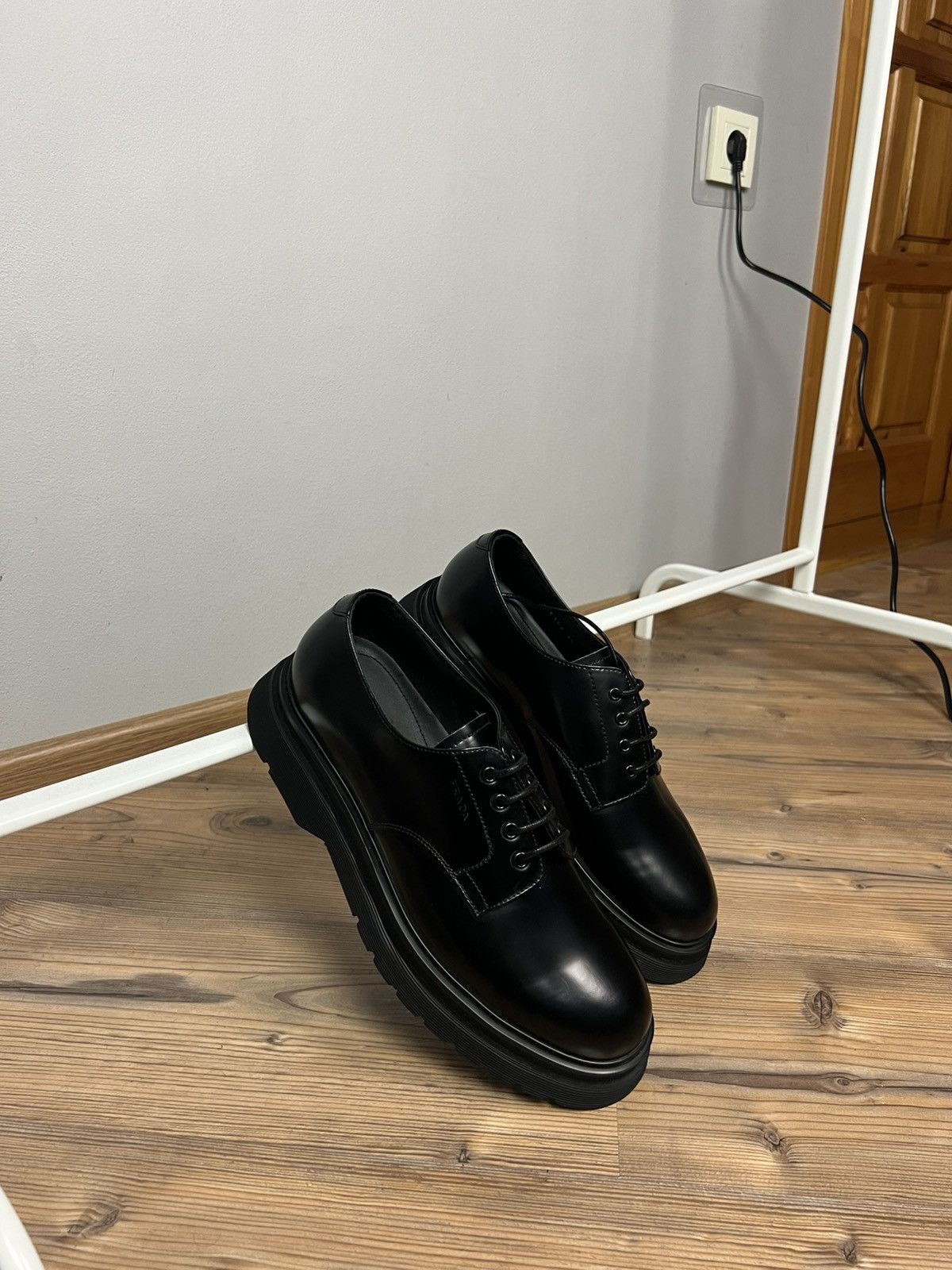 Prada FW19 Chunky Derby Prada Shoes 2EE306 y2k archive luxury Size US 9.5 / EU 42-43 - 16 Thumbnail