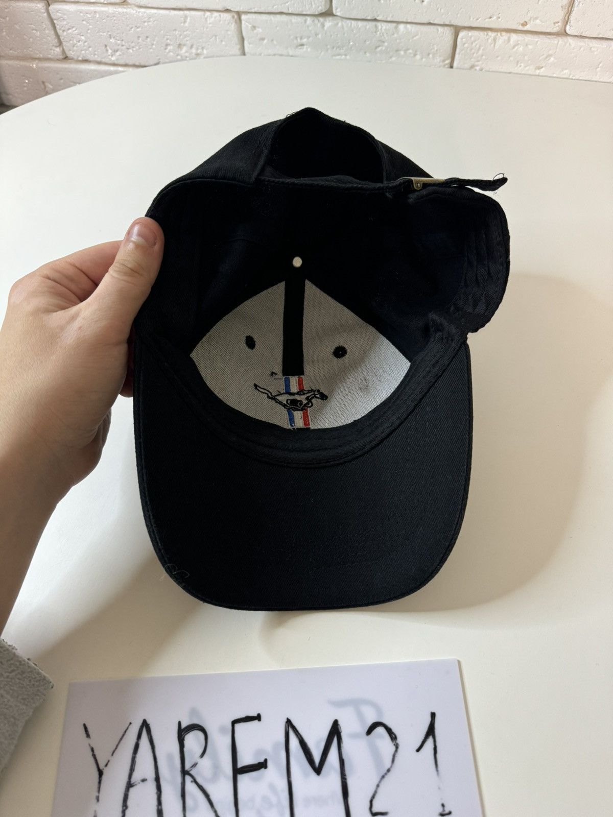 Vintage Mustang cap hat Size ONE SIZE - 4 Thumbnail