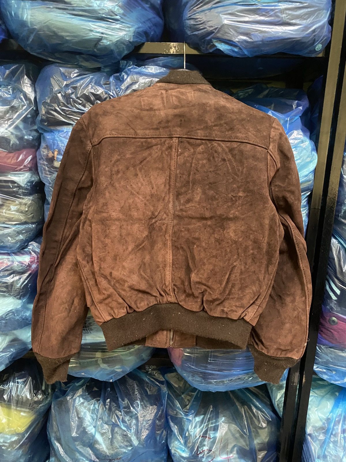 Schott Vintage Schott NYC Made in USA Brown Suede Bomber Jacket Size US S / EU 44-46 / 1 - 10 Thumbnail