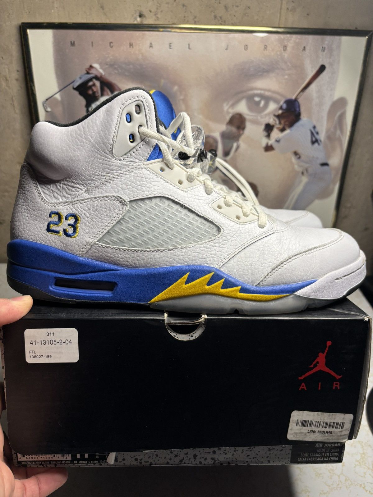 Jordan Brand Jordan Retro 5 ‘Laney’ Size US 11 / EU 44 - 1 Thumbnail