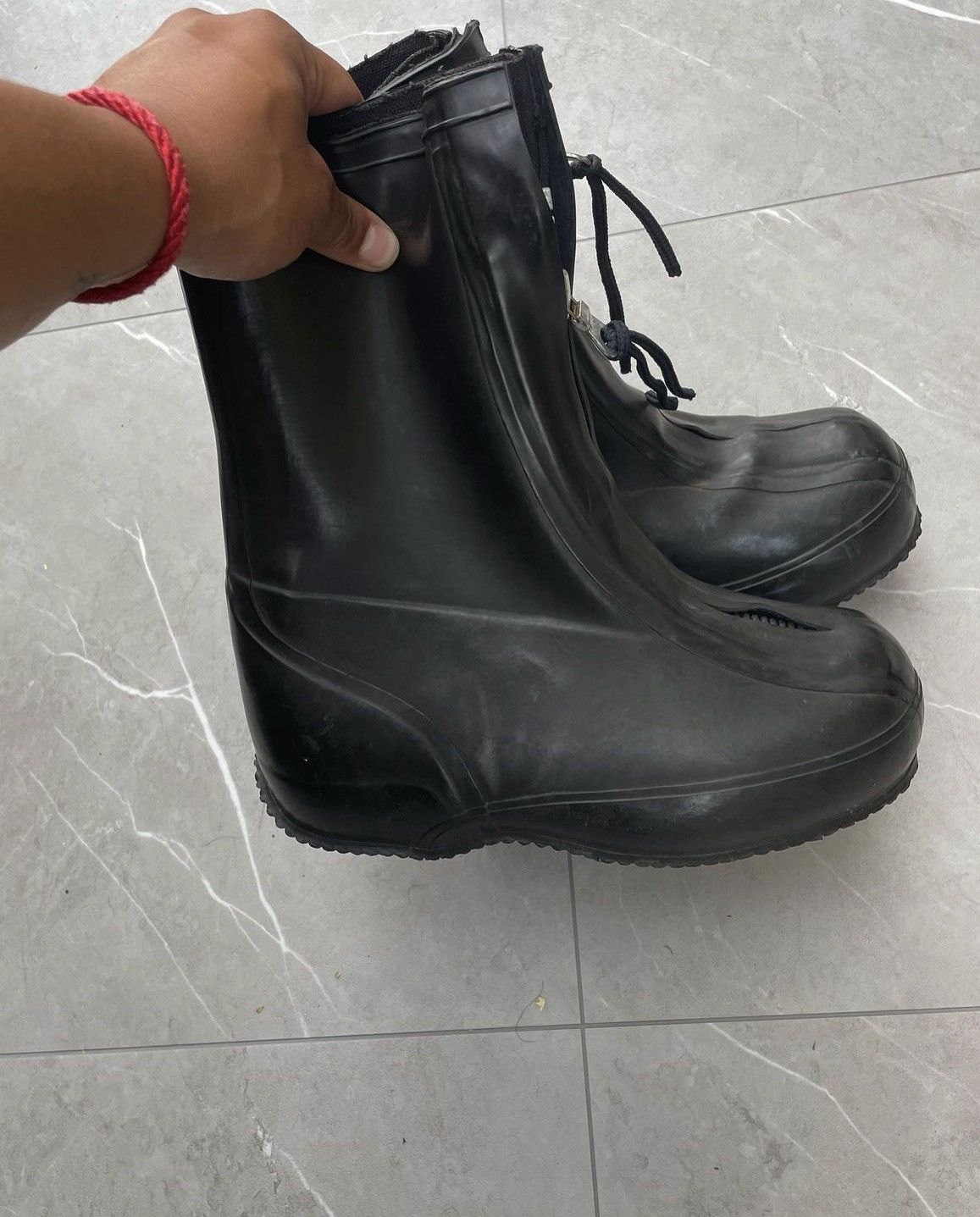 Vintage 1980s Vintage Military Combat WaterProof Rubber Boots Size US 10.5 / EU 43-44 - 6 Thumbnail