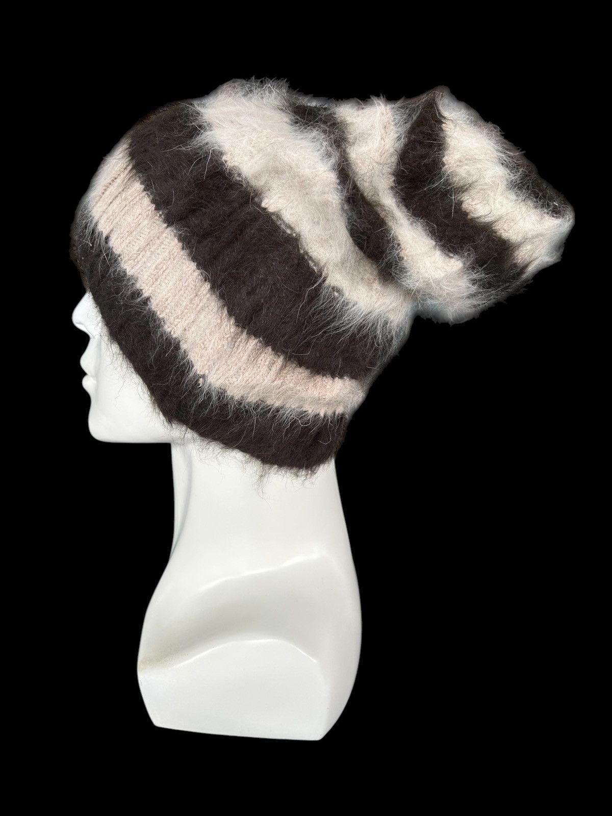 Japanese Brand × Kapital × Vintage Japanese Hairy Fur Bieg Beanie Hats Size ONE SIZE - 2 Thumbnail