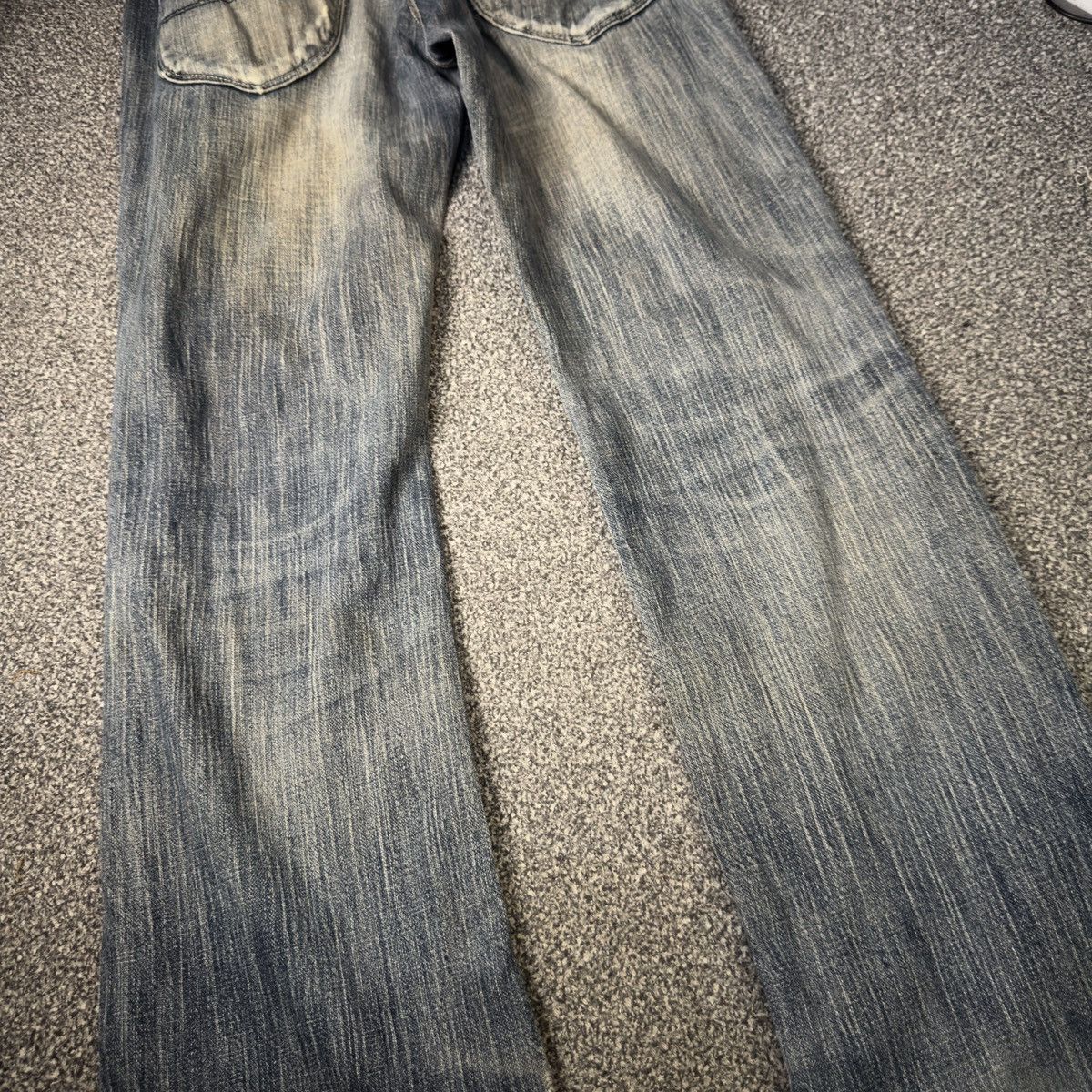 Lee 🔥 Vintage 90s Flared x-Line Lee Trashed Distressed Jeans Size US 30 / EU 46 - 10 Thumbnail