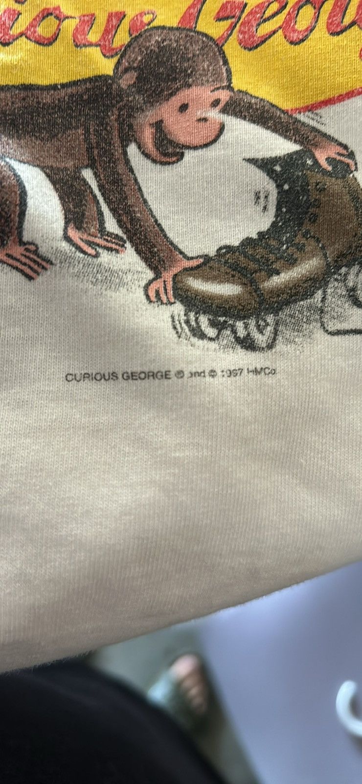 Vintage Curious George VNTG 90s Size US L / EU 52-54 / 3 - 7 Thumbnail
