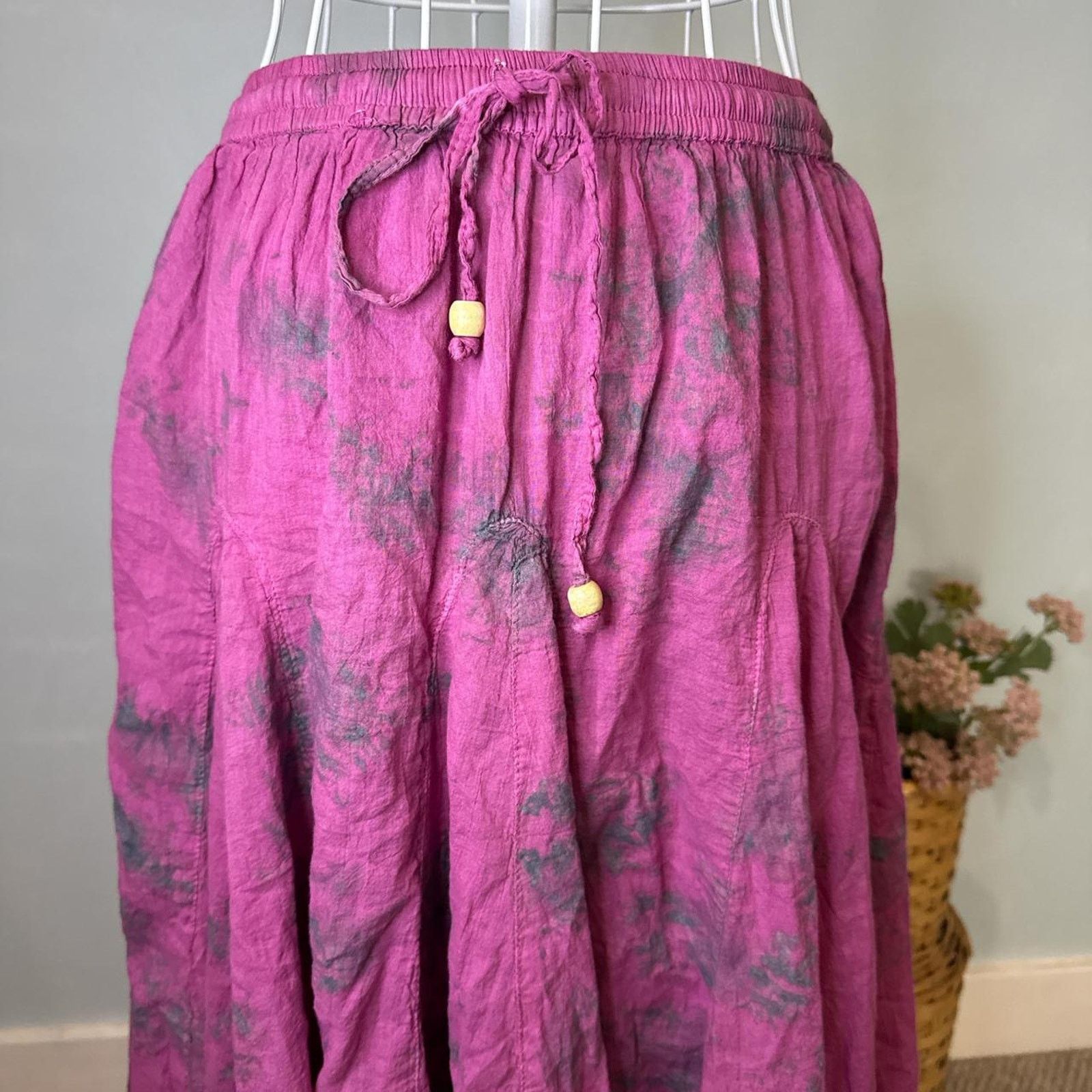 Blue Sky Inn Stunning vintage y2k fairy pink prairie peasant skirt Size 26" / US 2 / IT 38 - 5 Thumbnail