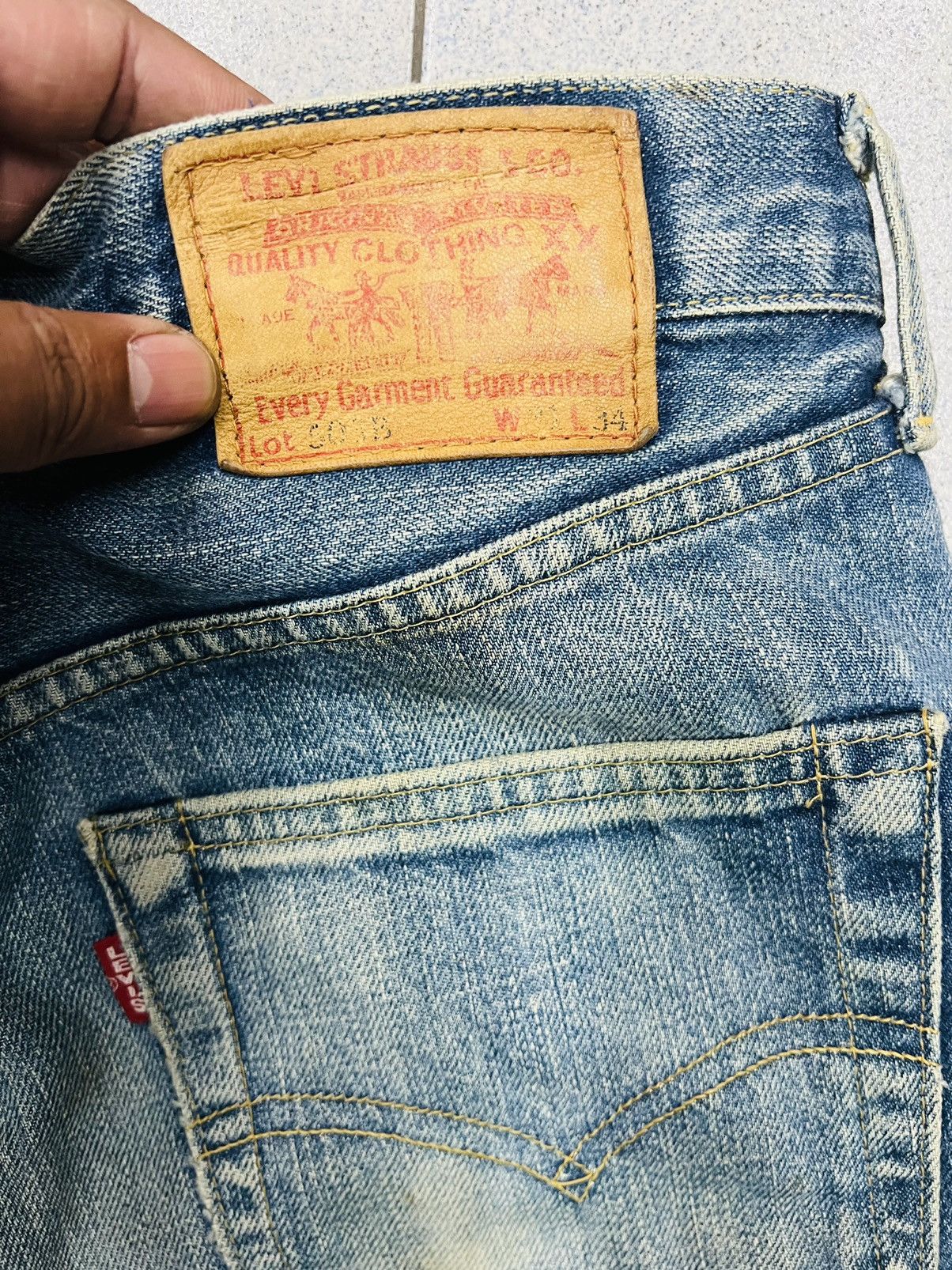 LVC × Levi's Vintage Clothing VINTAGE LEVIS LOT 503B BIG E SELVEDGE GRUNGE Size US 31 - 12 Thumbnail