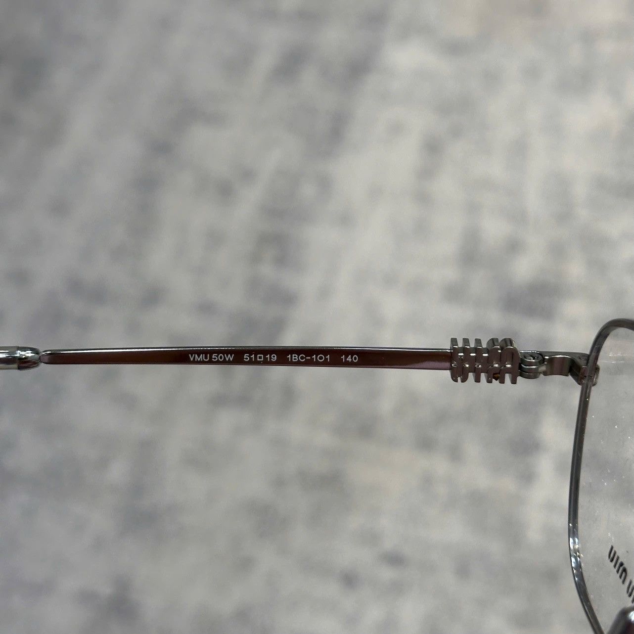 Miu Miu MIU MIU MU 50WV 1BC1O1 Glasses Size ONE SIZE - 3 Thumbnail