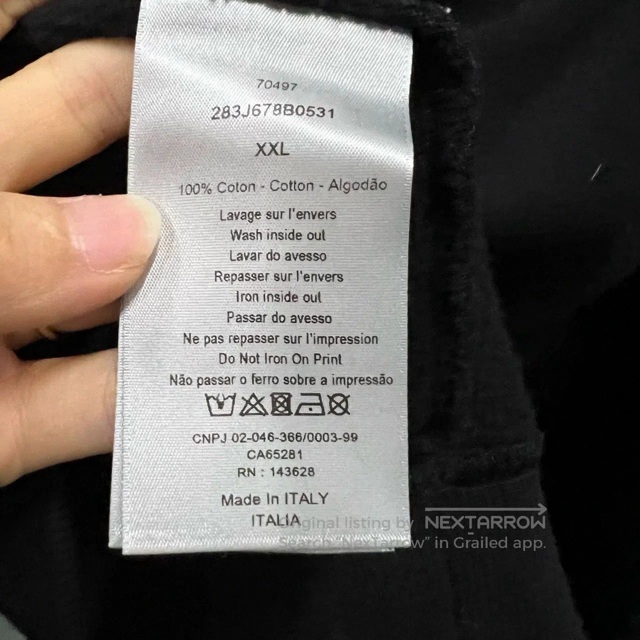 Dior dior x travis scott black printed hoodie. Size US XXL / EU 58 / 5 - 3 Thumbnail