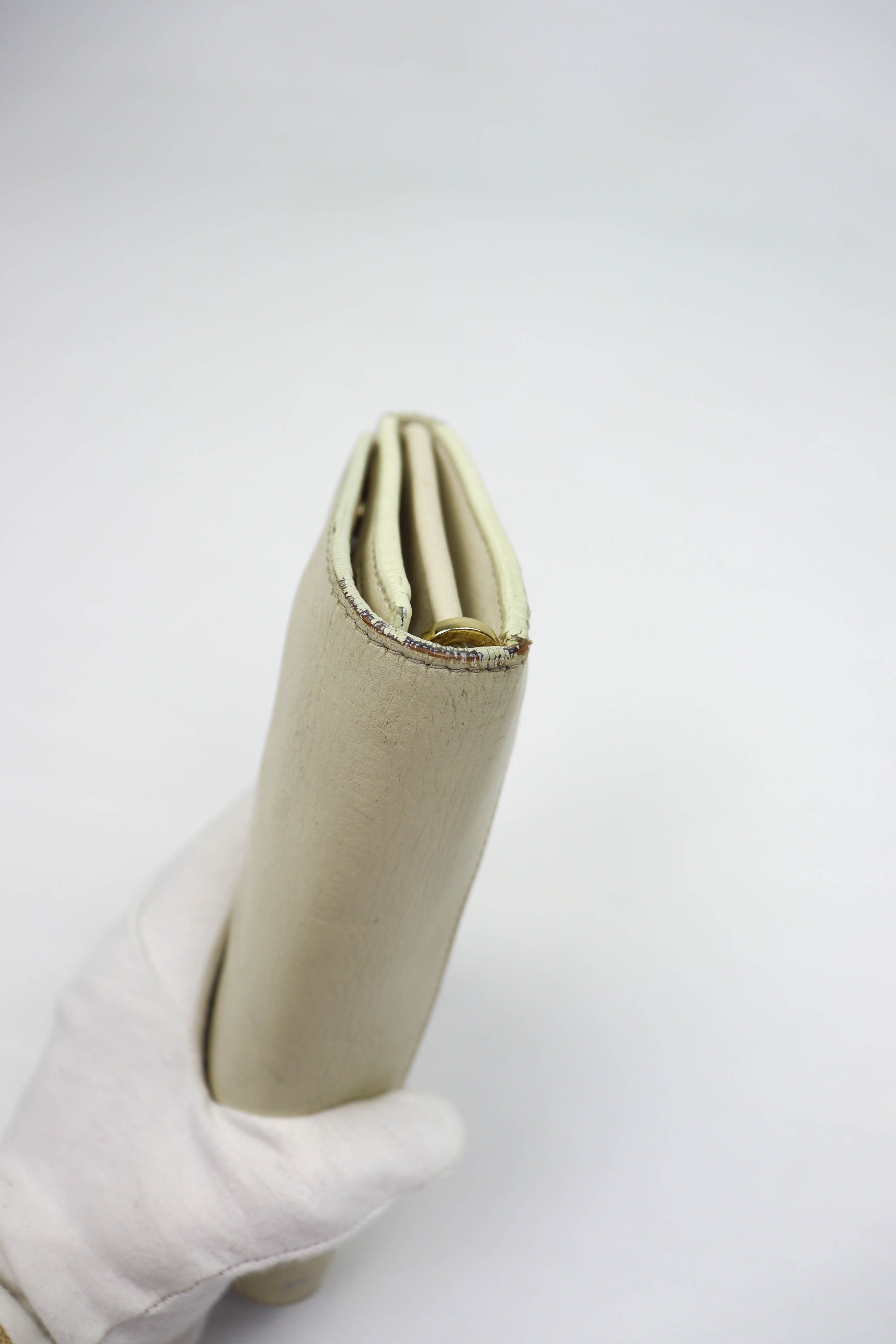 Mulberry Mulberry England WU1 Cream White Real Leather Wallet Size ONE SIZE - 15 Thumbnail