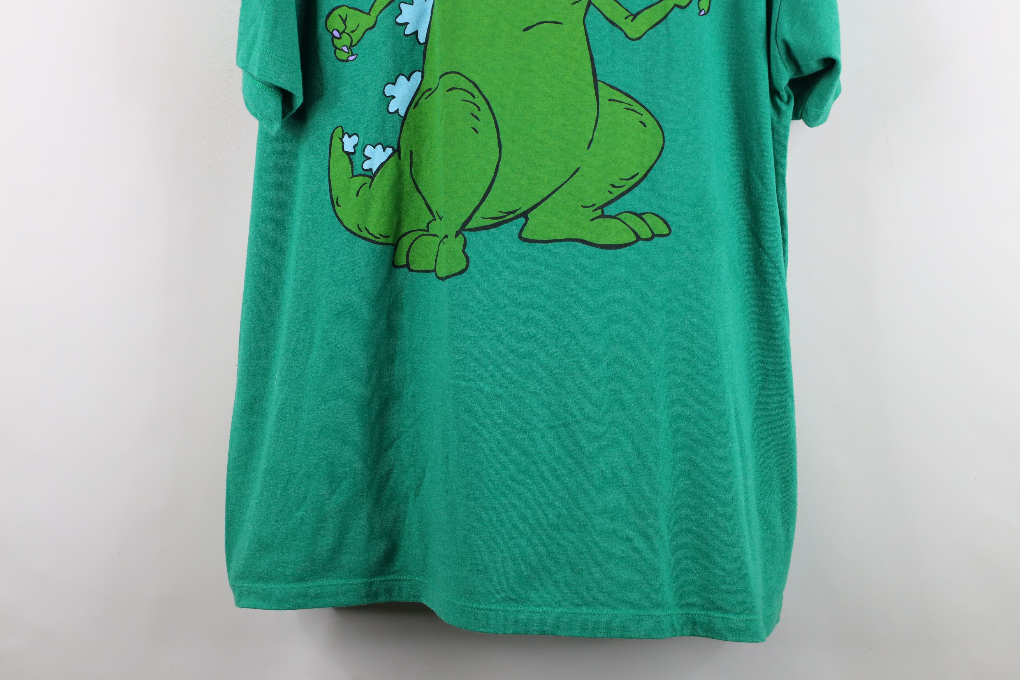 Vintage Retro Y2K Nickelodeon Reptar Dinosaur Short Sleeve T-Shirt Size US XXL / EU 58 / 5 - 3 Thumbnail