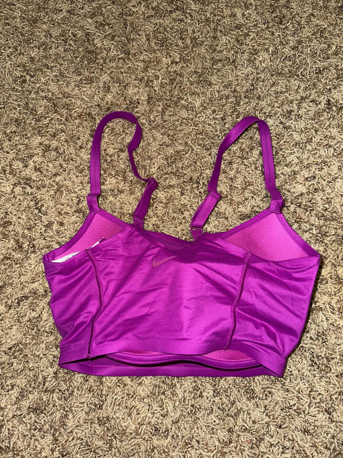 Nike Nike Indy Luxe Light Support Yoga Training Sports Bra Size ONE SIZE - 4 Thumbnail