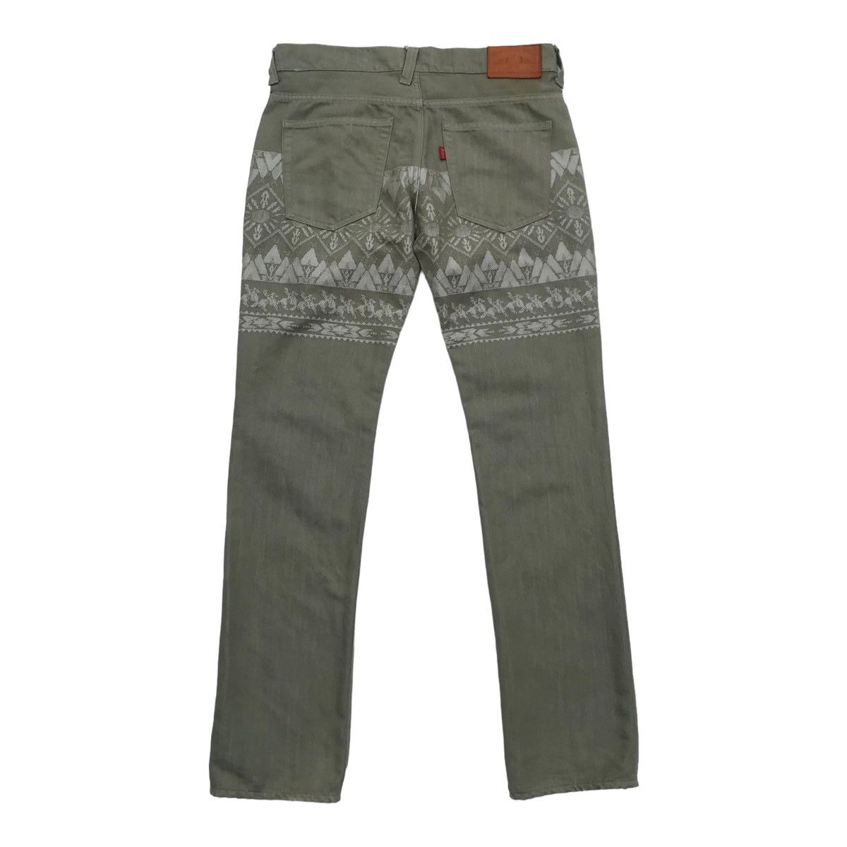 Indian Motorcycle Indian Motocycle Native Motif Denim Pants Size US 33 - 8 Thumbnail
