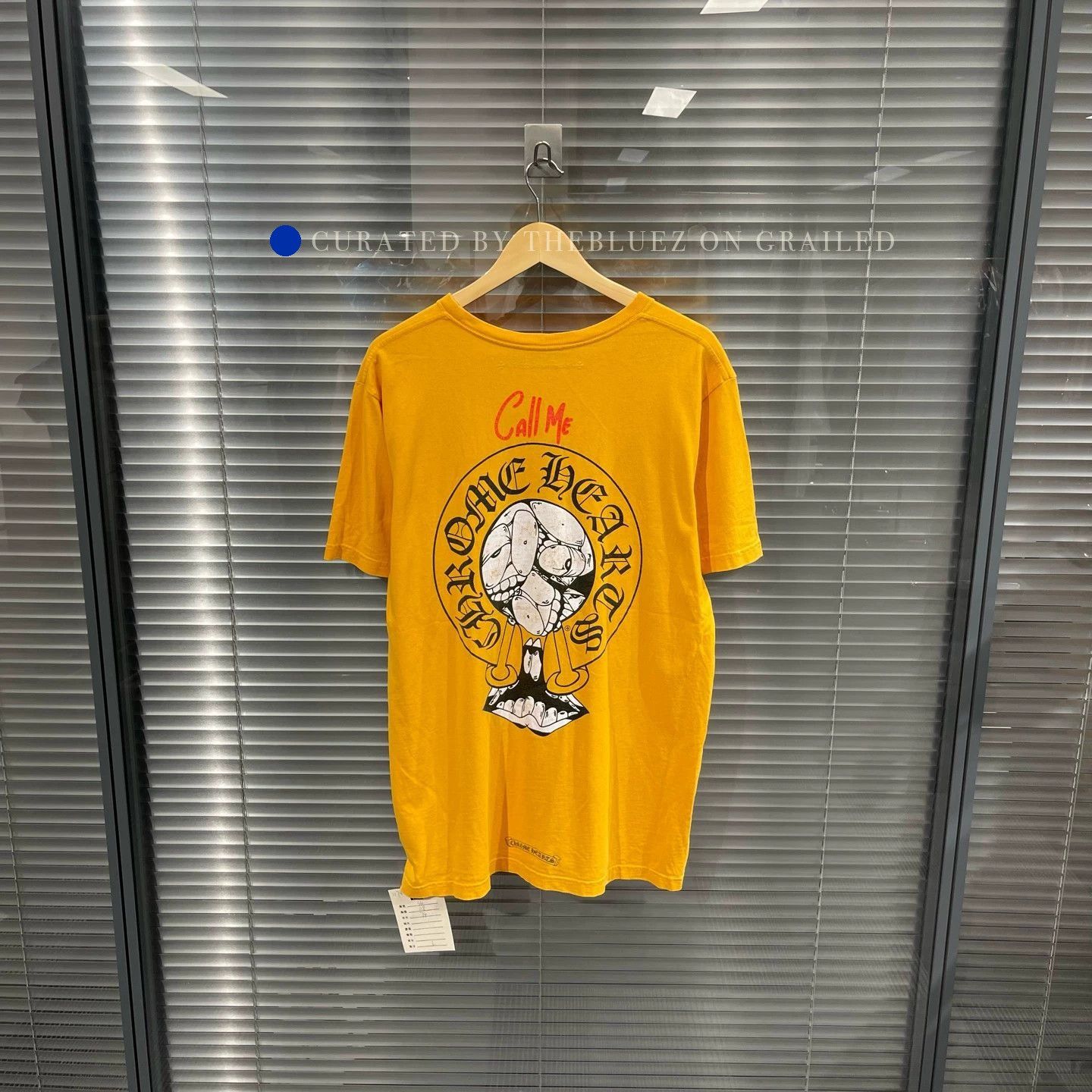 Chrome Hearts Yellow Graphic Tee with Mattyboy Design Size US L / EU 52-54 / 3 - 1 Thumbnail