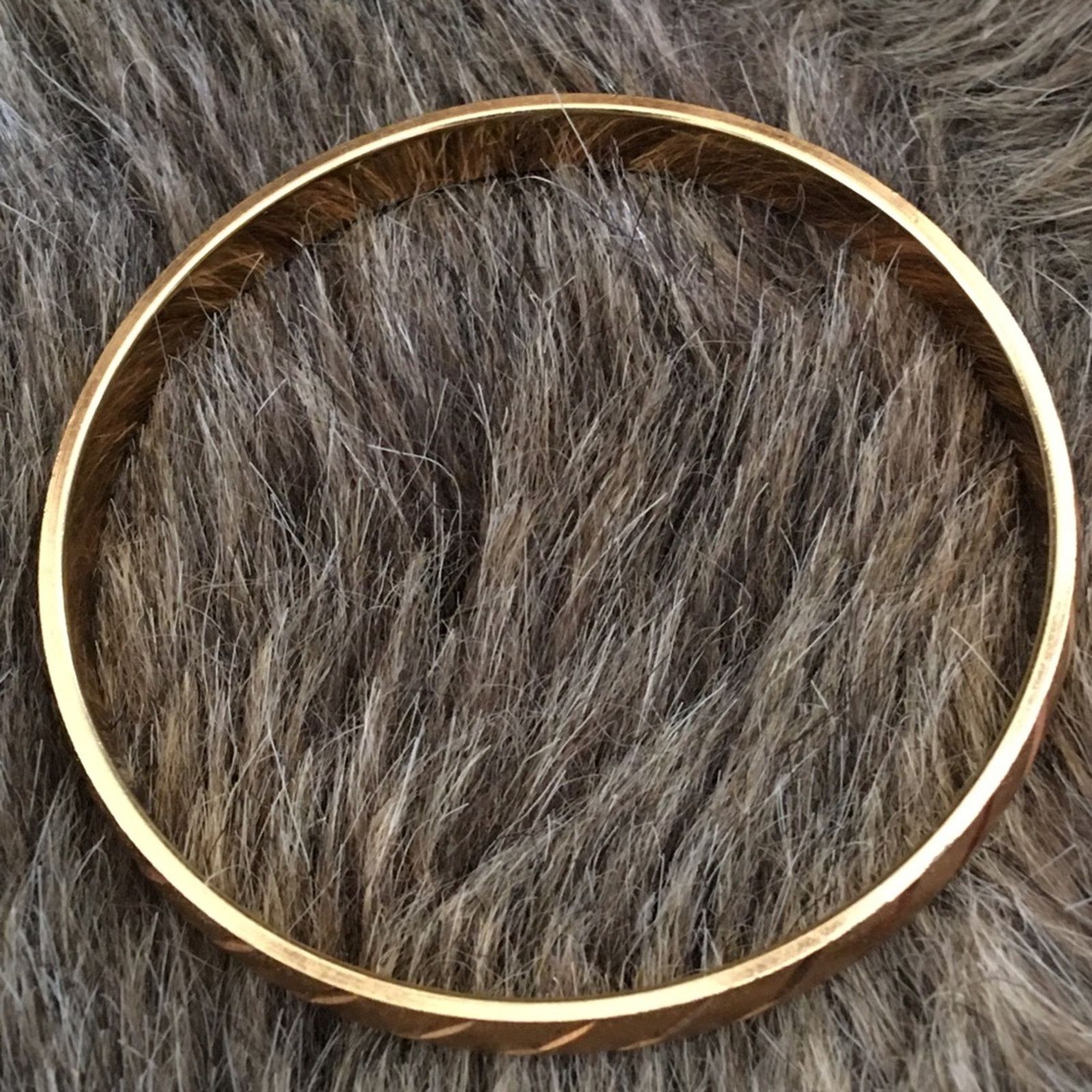 Monet Vintage Monet gold Diamond cut bangle bracelet Size ONE SIZE - 7 Thumbnail