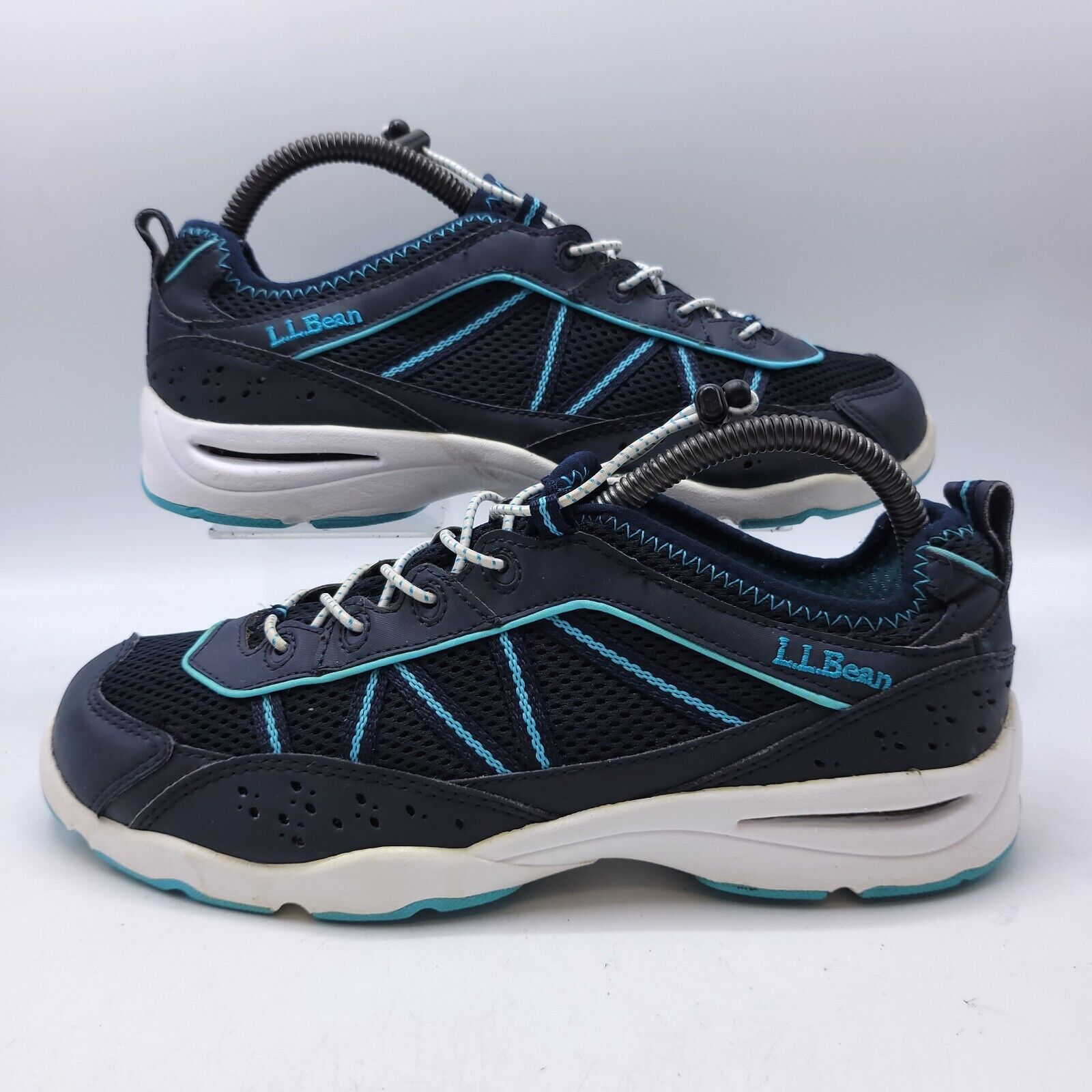 L.L. Bean LL Bean Athletic Shoe Womens Size 8 260975 Black Blue White Size US 8 / IT 38 - 5 Thumbnail