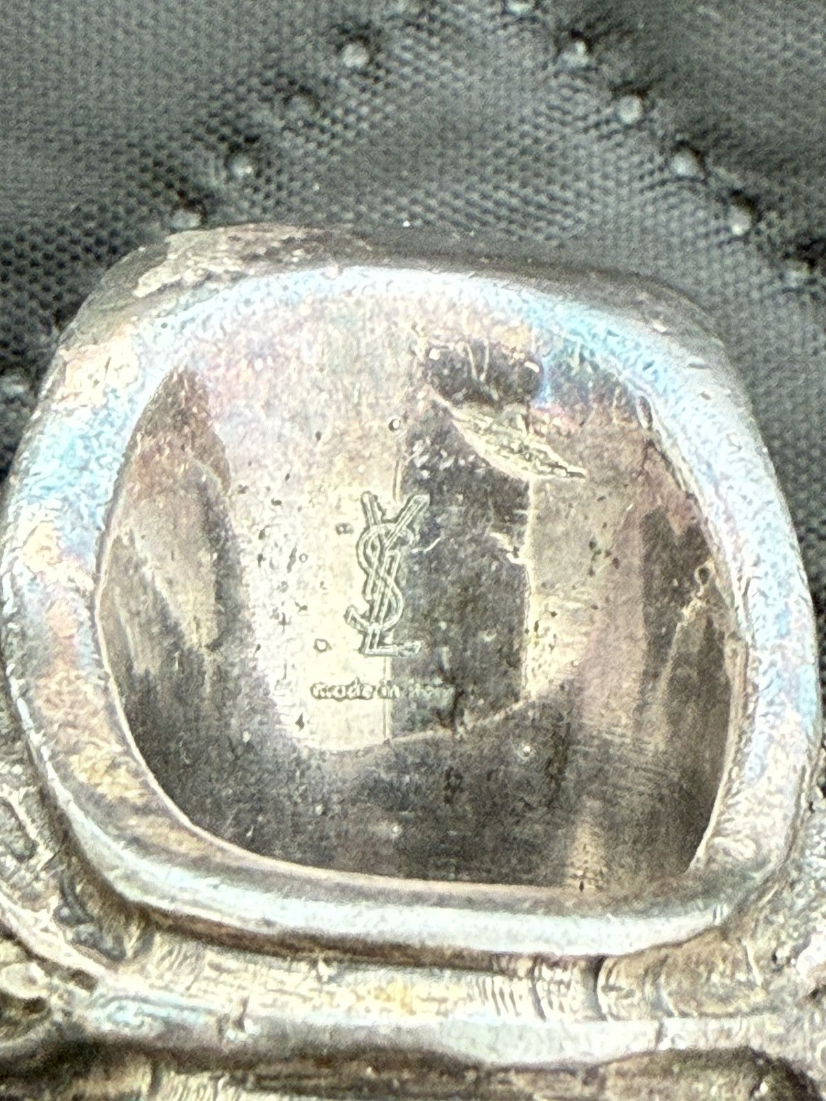 Yves Saint Laurent YSL FW02 Tom Ford Runway silver ring Size ONE SIZE - 8 Thumbnail