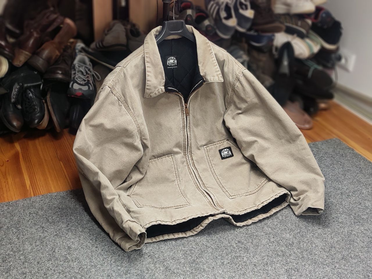 Vintage 90's USA Polar King key Jacket detroit carhartt Syle