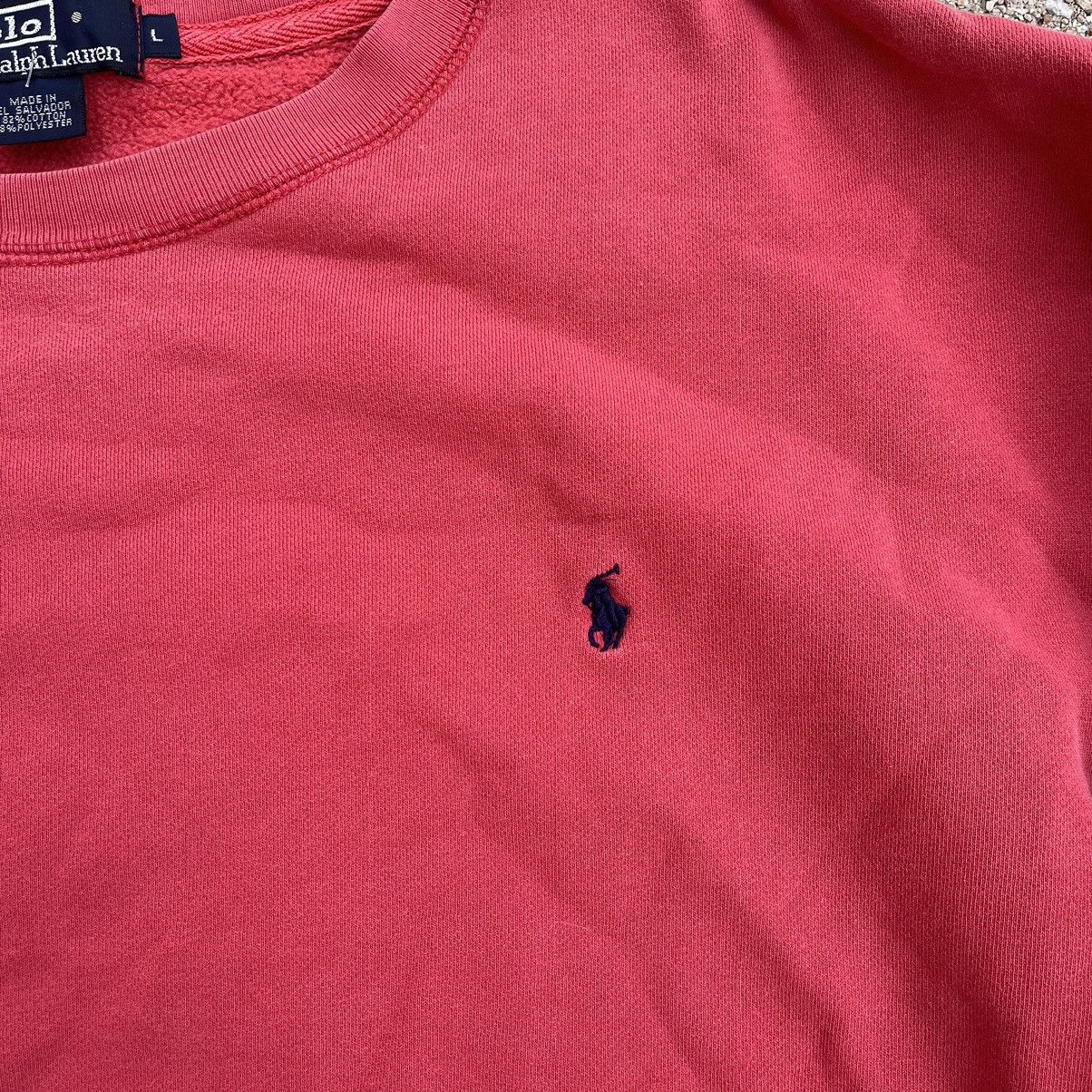 Polo Ralph Lauren × Ralph Lauren × Vintage Vintage 90s Orange Ralph Lauren Sweater Size US L / EU 52-54 / 3 - 3 Thumbnail