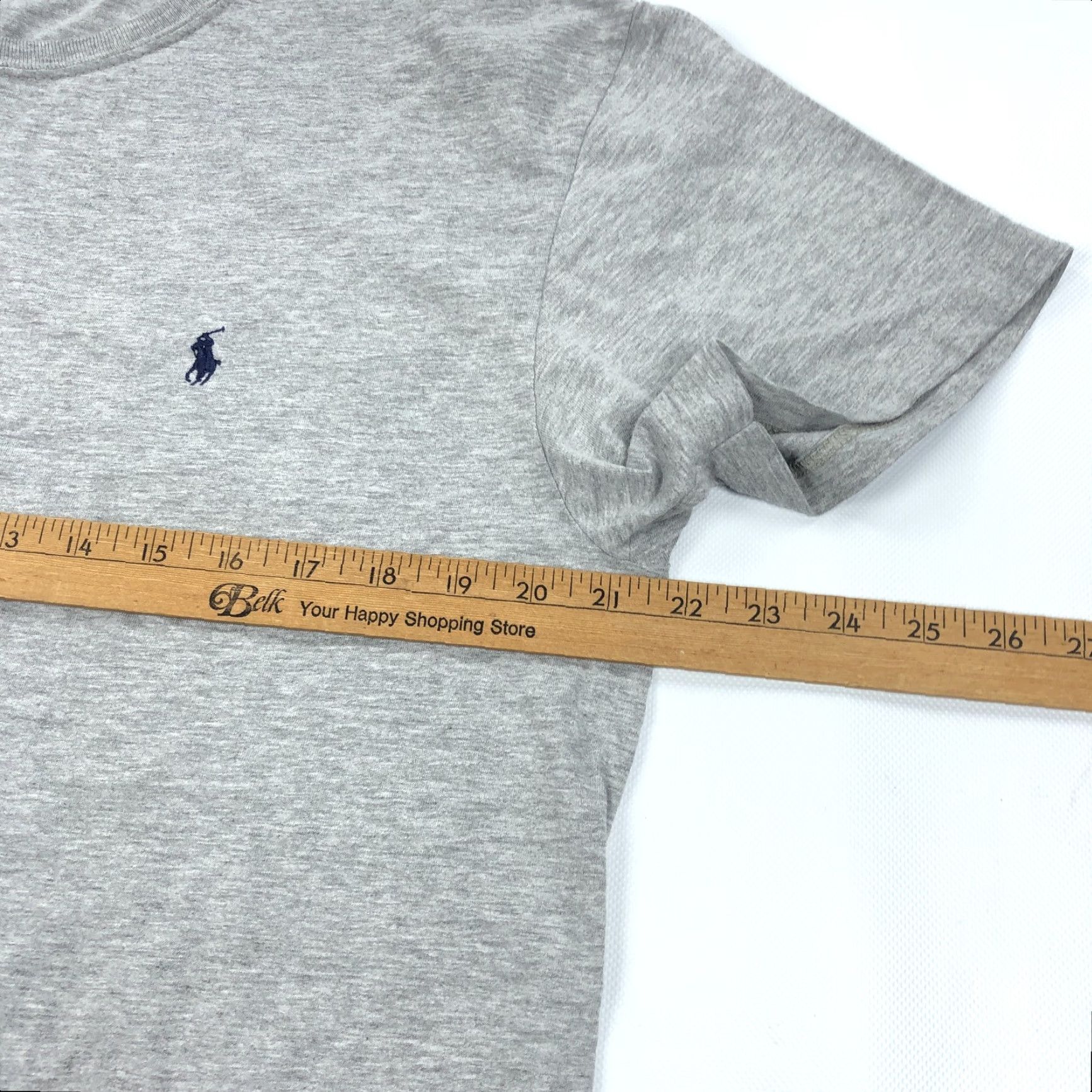 Polo Ralph Lauren VINTAGE Polo Ralph Lauren Men's XL Gray Short Sleeve Crew Neck T-Shirt Size US XL / EU 56 / 4 - 5 Thumbnail