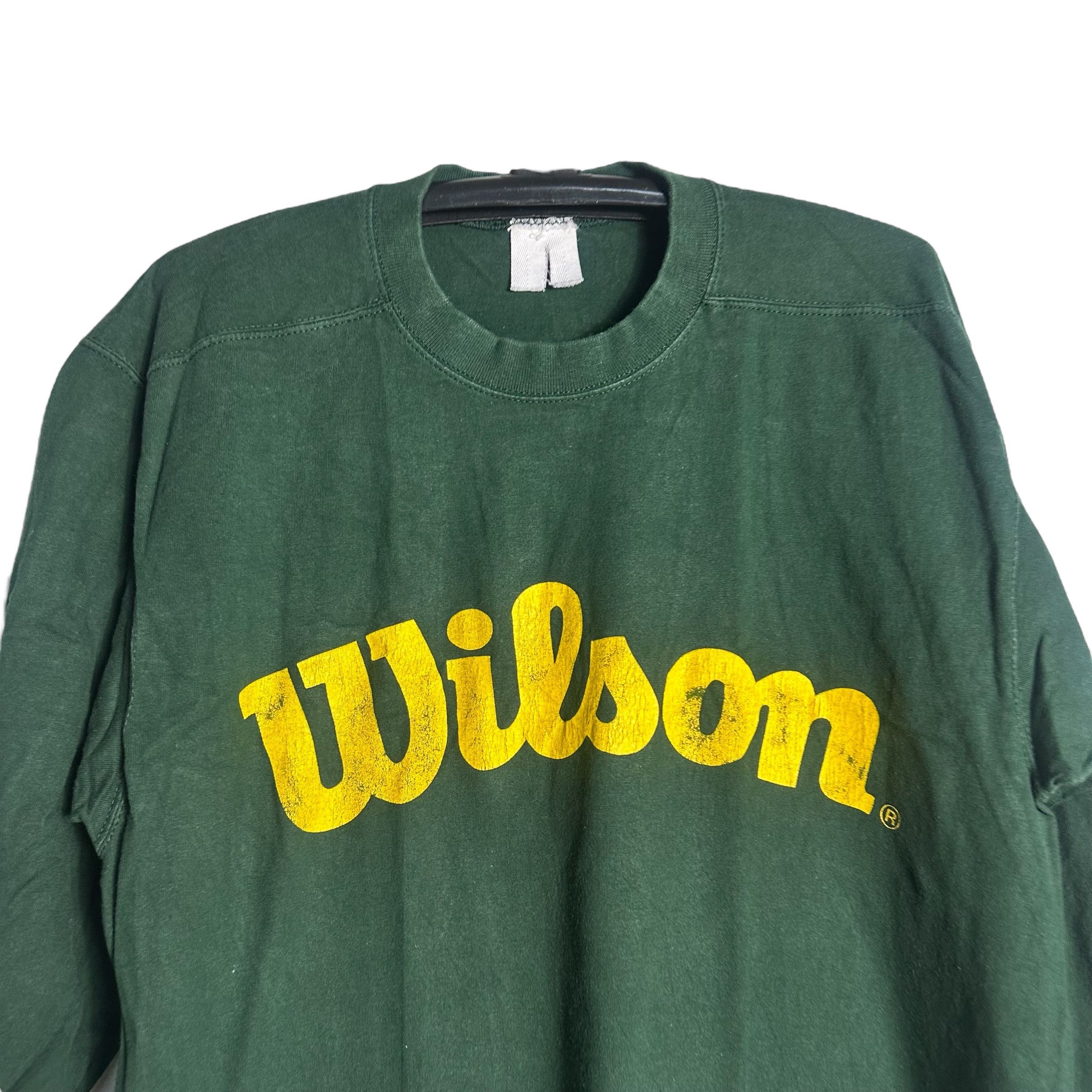 Vintage × Wilson 🔥RARE🔥Vintage Wilson Sportwear 3q T-shirt Size US L / EU 52-54 / 3 - 2 Thumbnail