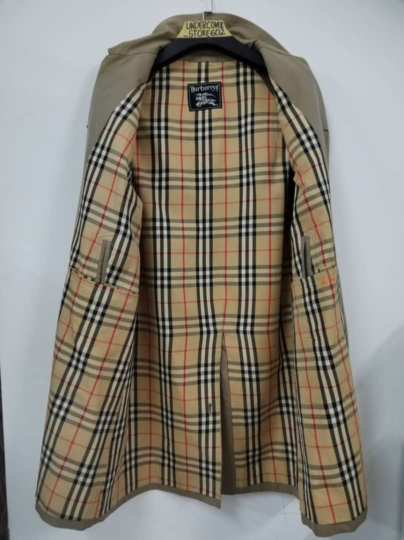 Burberry × Vintage Best Offer🔥VINTAGE BURBERRY'S NOVA CHECK TRENCH COAT Size US L / EU 52-54 / 3 - 4 Thumbnail