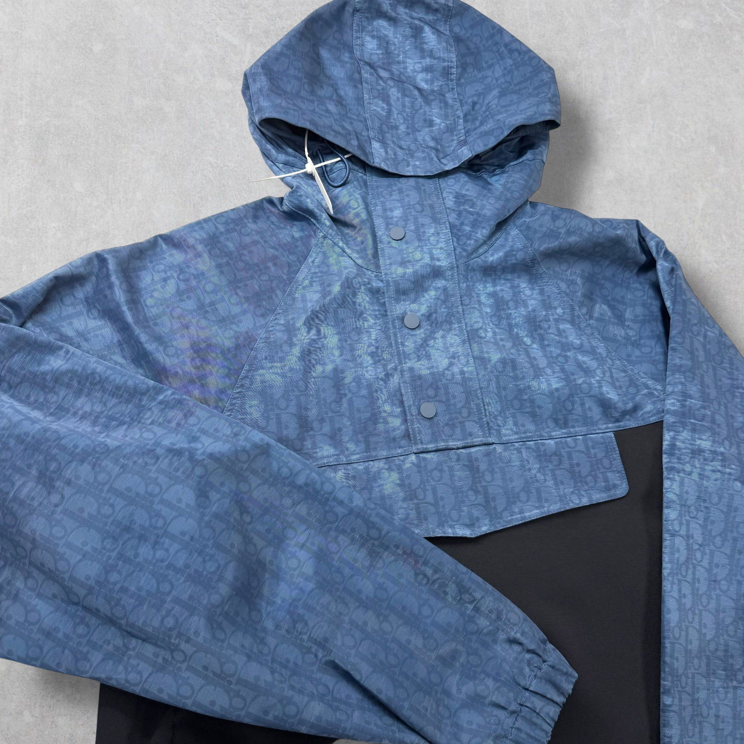 Dior Dior Oblique Hooded Anorak Blue/Black M Size US M / EU 48-50 / 2 - 3 Thumbnail