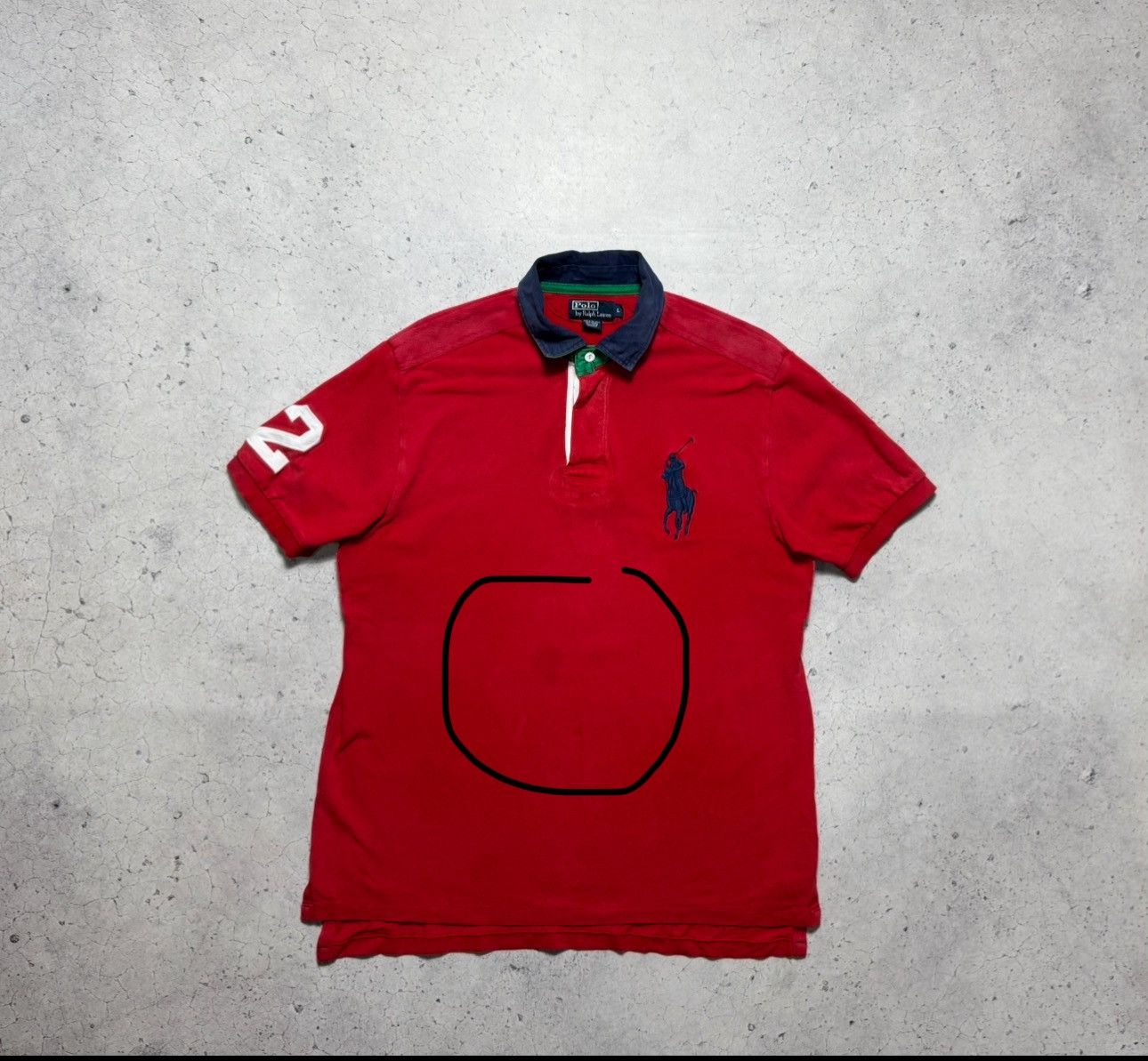 Polo Ralph Lauren Polo Ralph Lauren #2 Big Pony Polo Shirt Red Size L Size US L / EU 52-54 / 3 - 10 Thumbnail