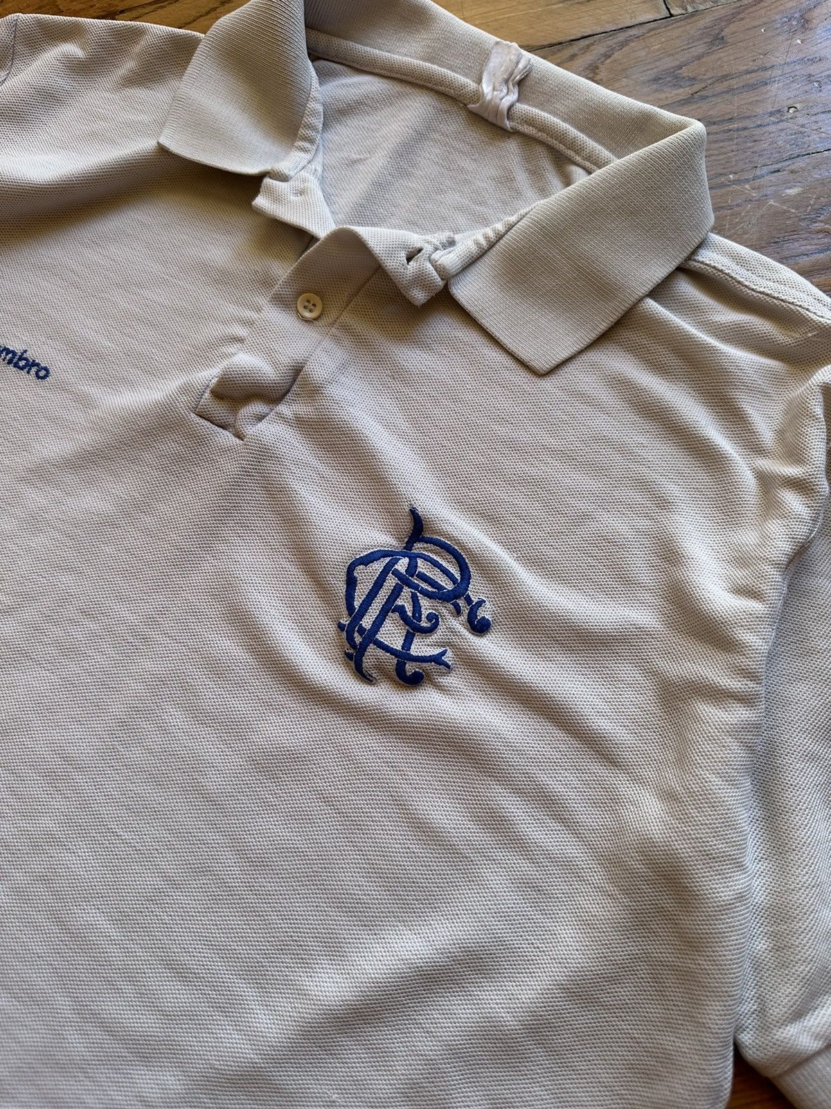 Umbro × Vintage Glasgow Rangers Umbro Vintage Soccer Cotton Jersey Size US M / EU 48-50 / 2 - 2 Thumbnail