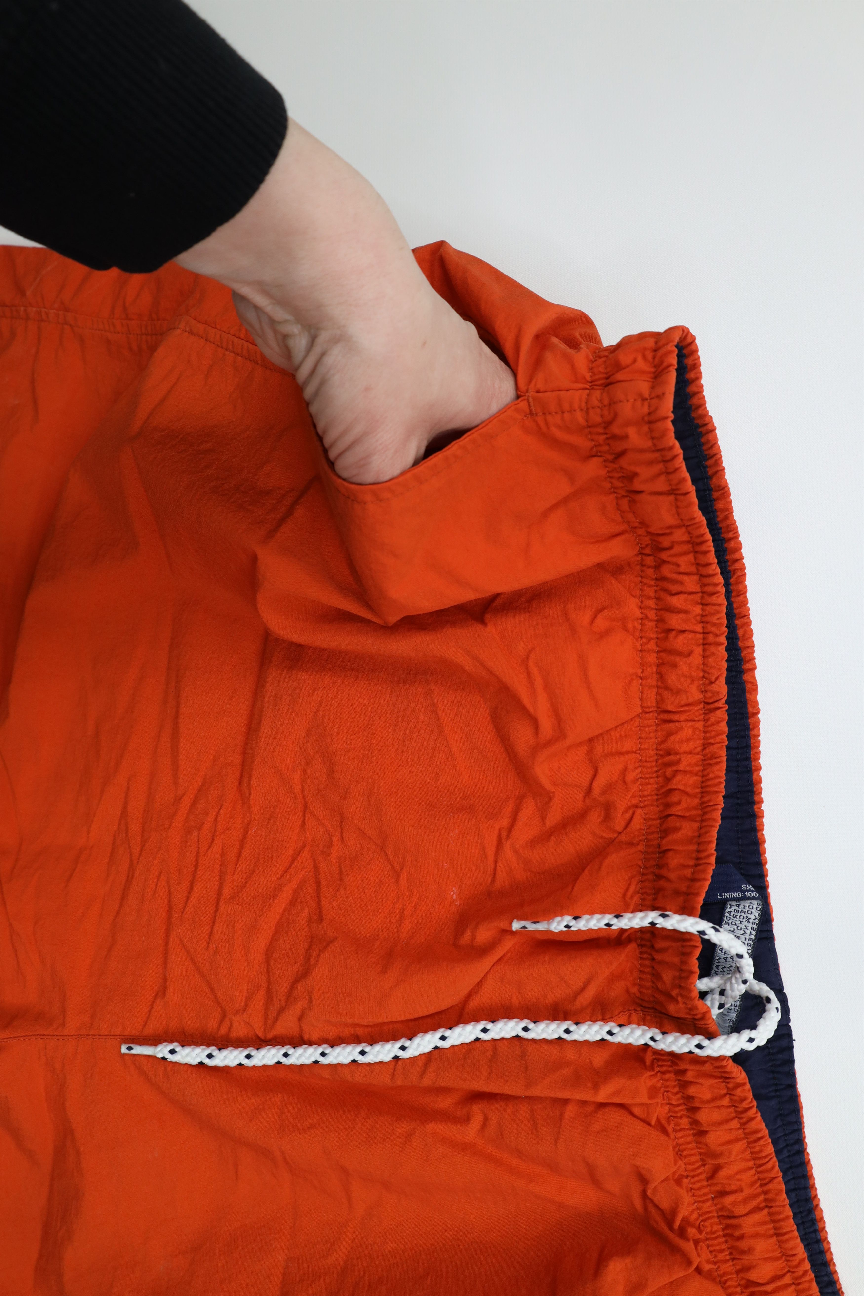Tommy Hilfiger × Vintage Vintage 90s Tommy Hilfiger Above Knee Shorts Trunks Orange Size US 36 / EU 52 - 8 Thumbnail