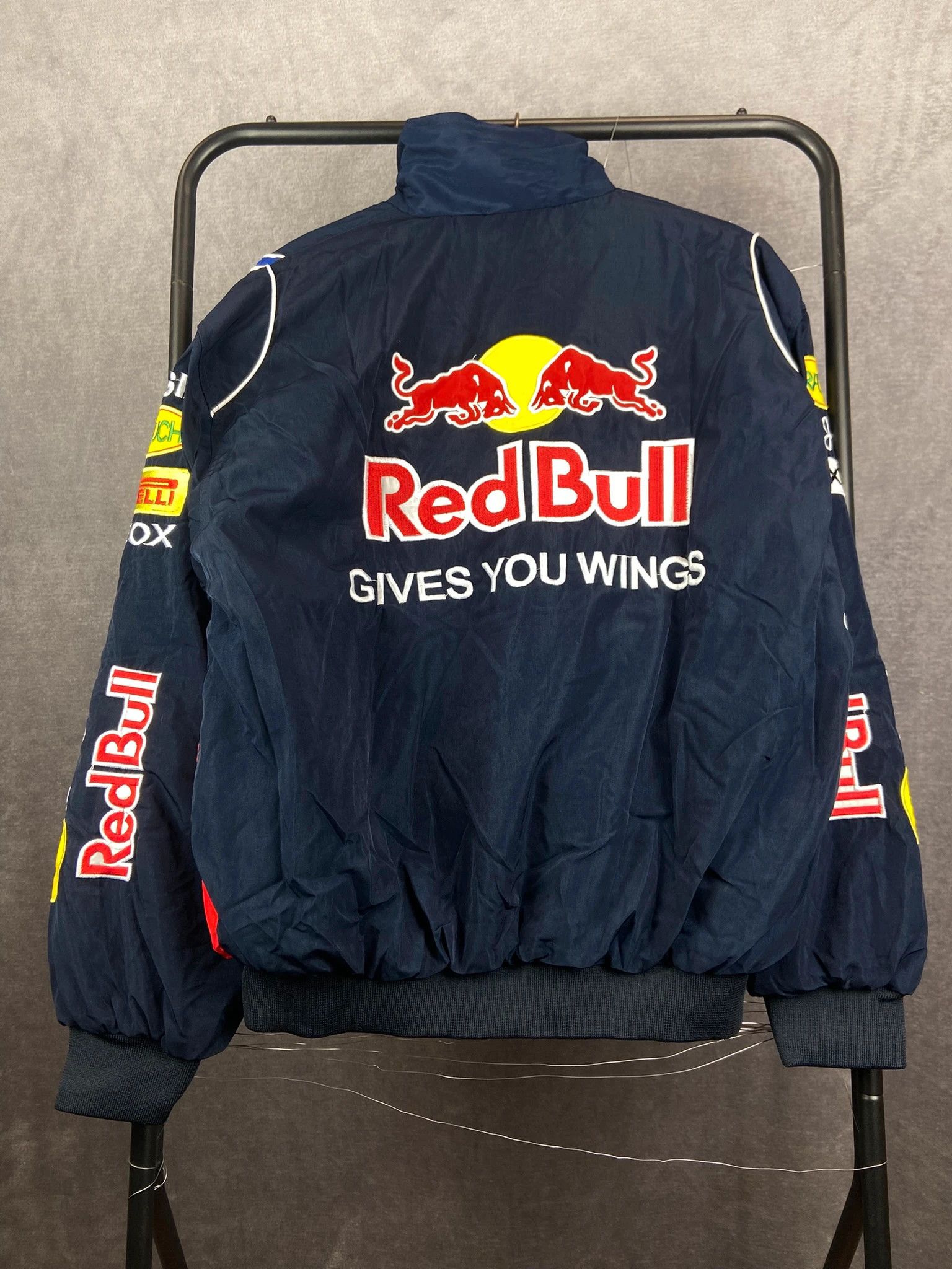 Red Bull Vintage Red Bull Navy Jacket Size L Size US L / EU 52-54 / 3 - 2 Thumbnail