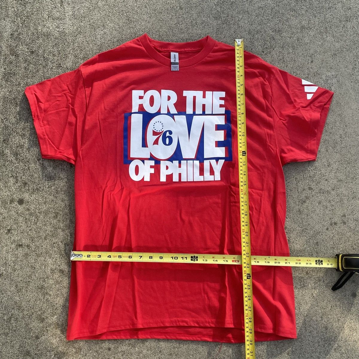 NBA Brand New For The Love of Philly Sixers Red 76ers Official Size US XL / EU 56 / 4 - 5 Thumbnail