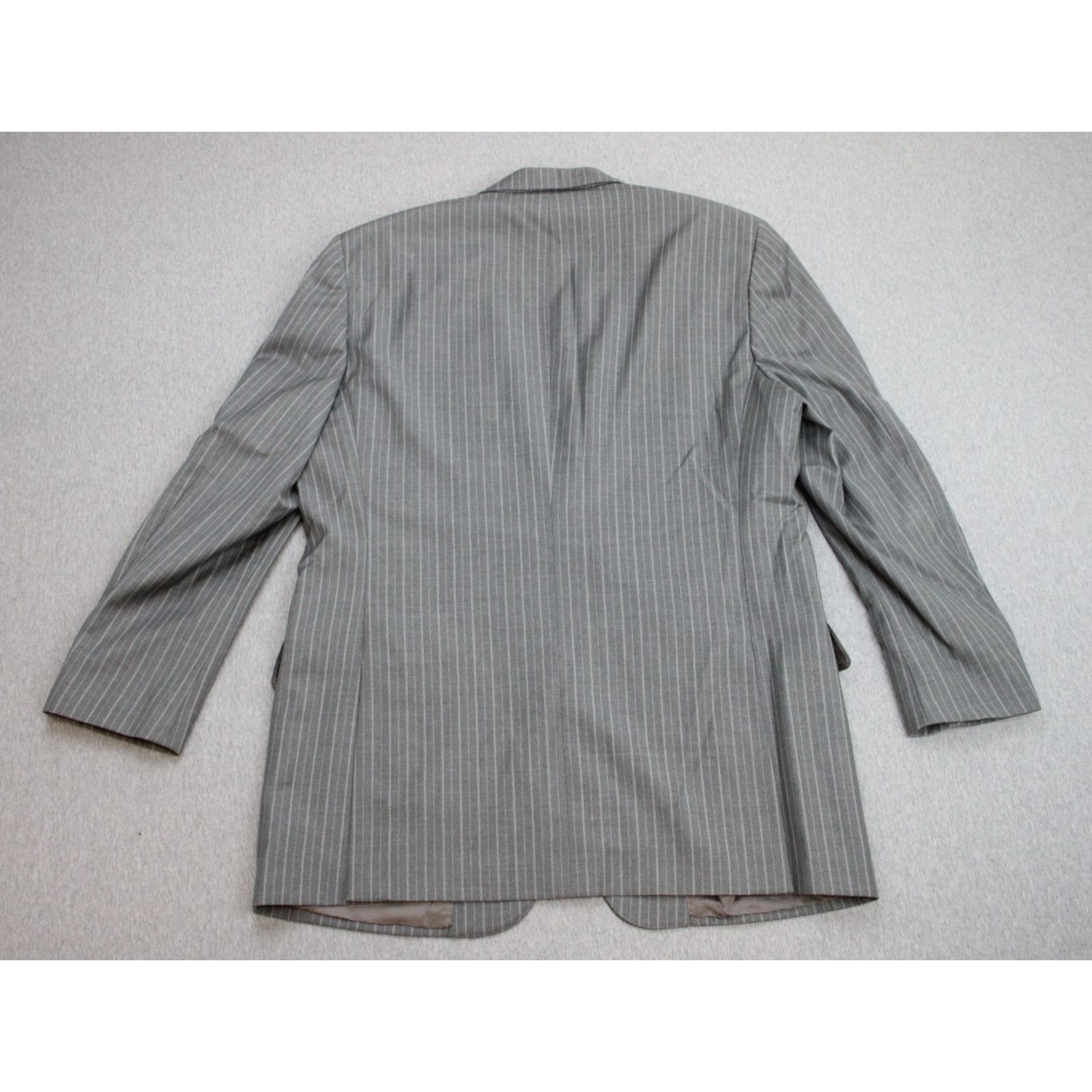 Brooks Brothers Brooks Brothers Blazer Men 41R Gray Striped Wool 1818 Regent Size 40R - 2 Thumbnail