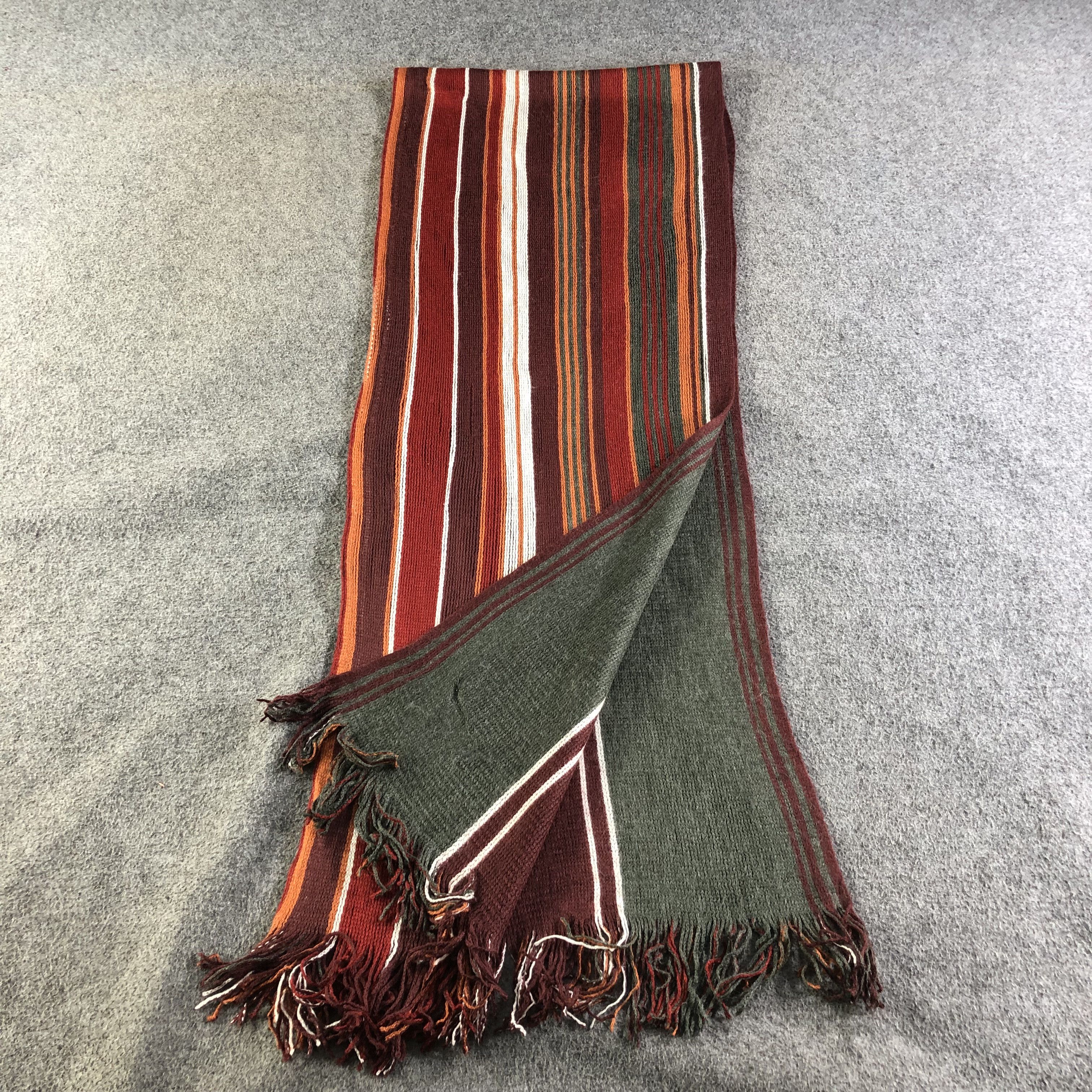 Melrose Men's Melrose Striped Scarf Muffler V1932 Size ONE SIZE - 3 Thumbnail