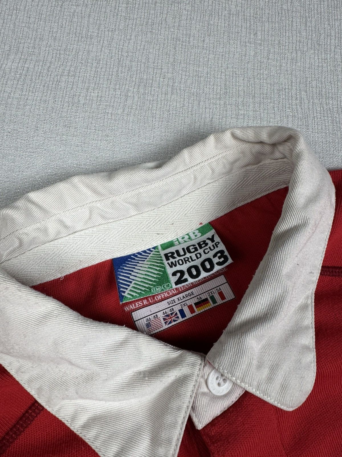Reebok × Vintage Vintage Reebok Wales Rugby Red shirt WRU 2003 World Cup Size US XXL / EU 58 / 5 - 3 Thumbnail