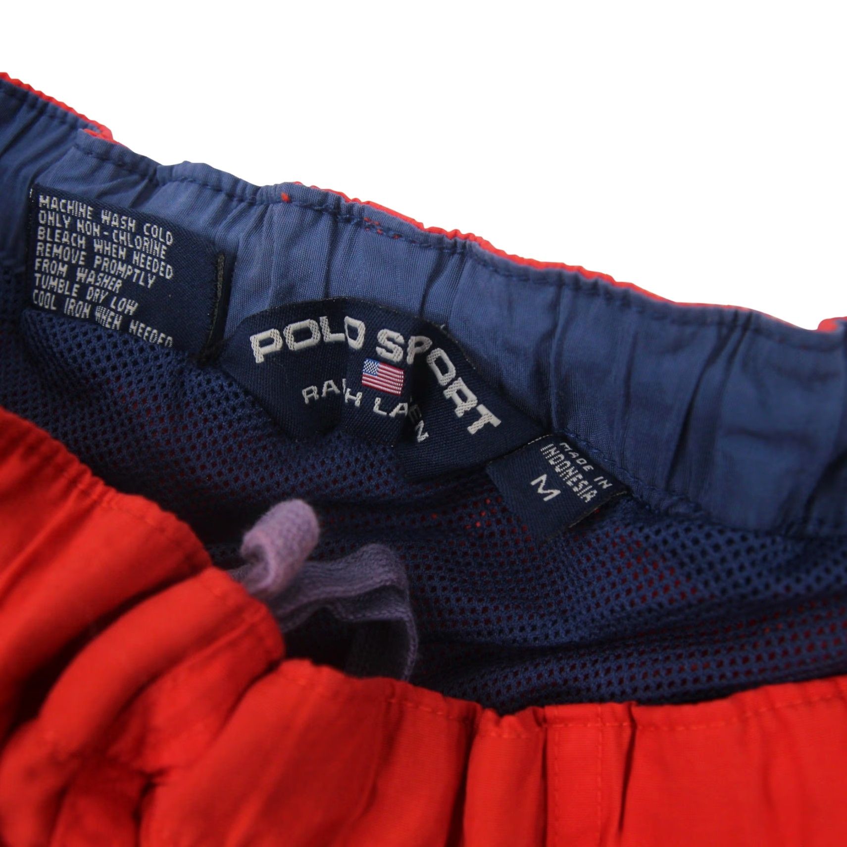 Vintage VINTAGE Polo Sport Ralph Lauren Mens Swim Trunks M Orange Polo Sport Mens Swim Trunks Orange 90s Mens Size US M / EU 48-50 / 2 - 4 Thumbnail