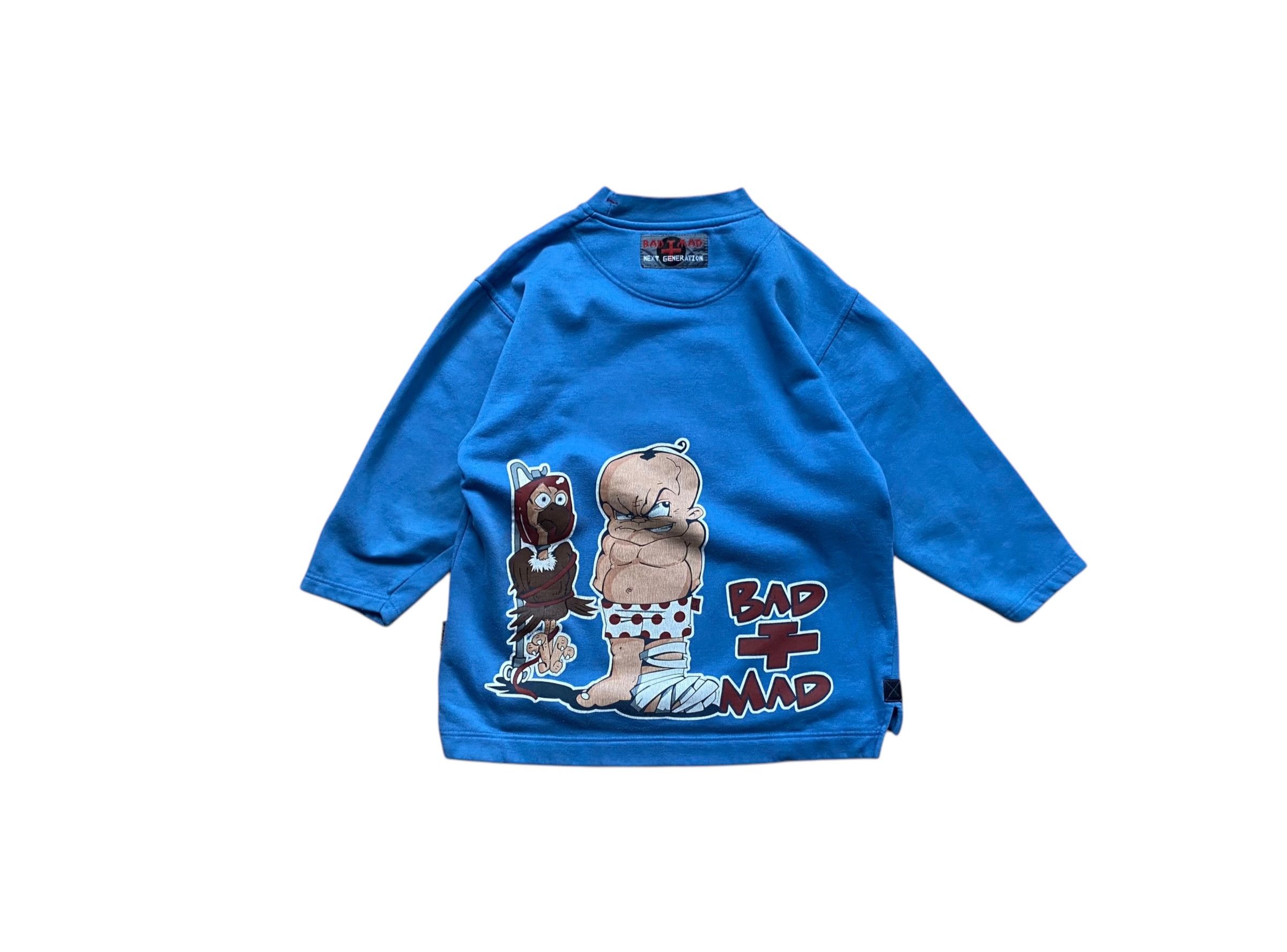 Vintage Bad+Mad 90s' doublesided crewneck Size US M / EU 48-50 / 2 - 3 Thumbnail