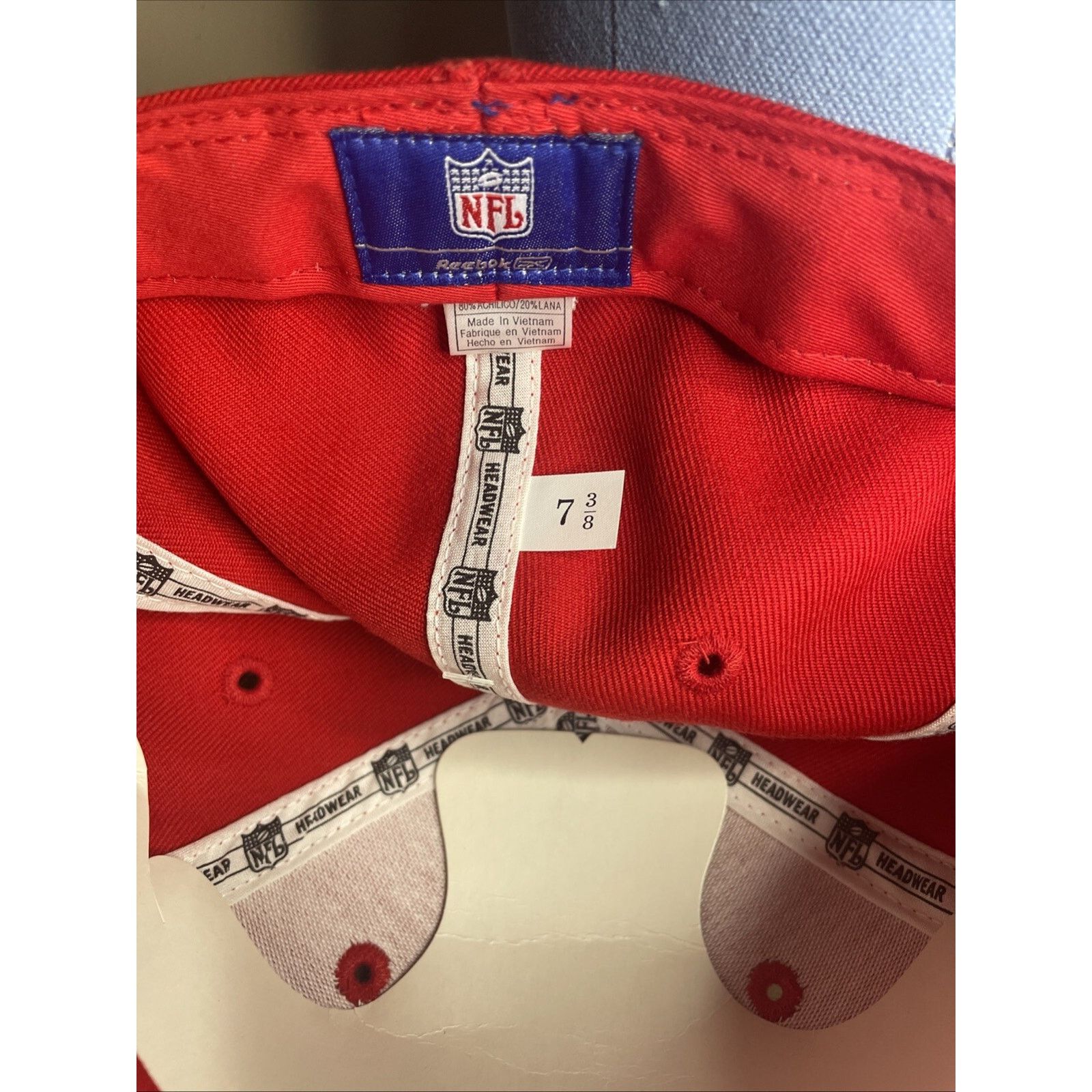 Reebok VTG Tampa Bay Buccaneers Hat Reebok Fitted Sz 7 3/8 Red NWT Size US XL / EU 56 / 4 - 5 Thumbnail