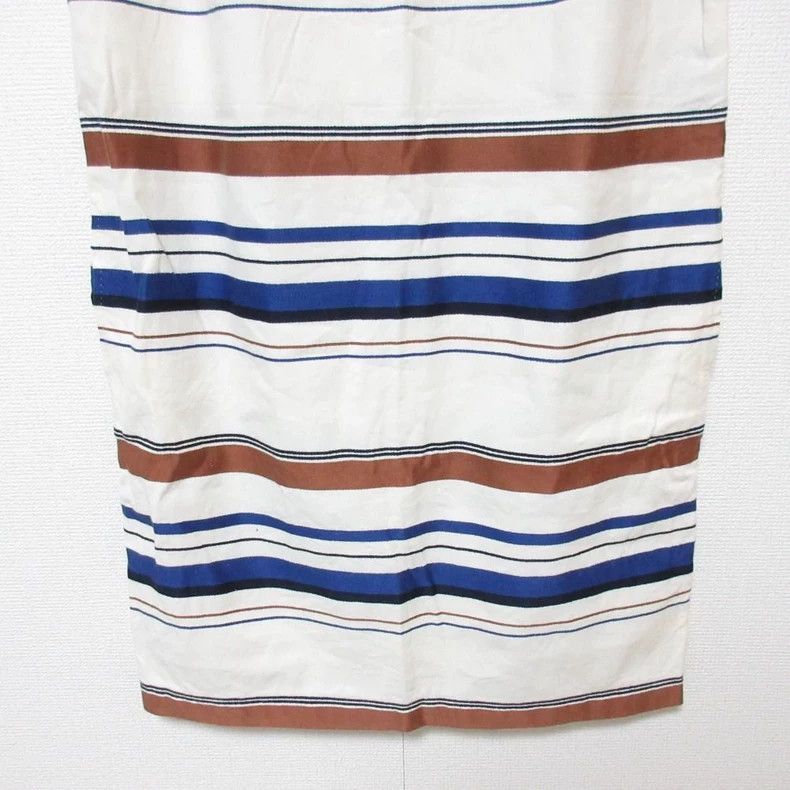 Loro Piana LORO PIANA Blue and white striped linen cotton dress Size M / US 6-8 / IT 42-44 - 5 Thumbnail