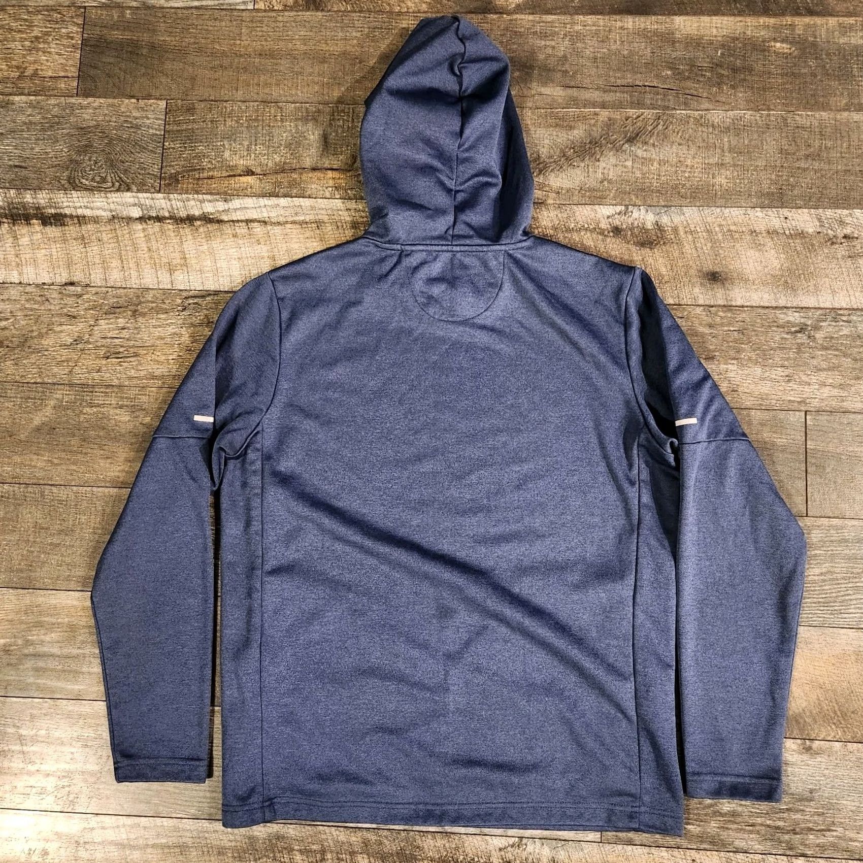 Vintage Maelreg Performance Hoodie Men's M Golf Active Pullover Navy Blue Polo Dot Pattern Logo Accents Athletic Fit Pockets Lightweight Fleece Size US M / EU 48-50 / 2 - 6 Thumbnail