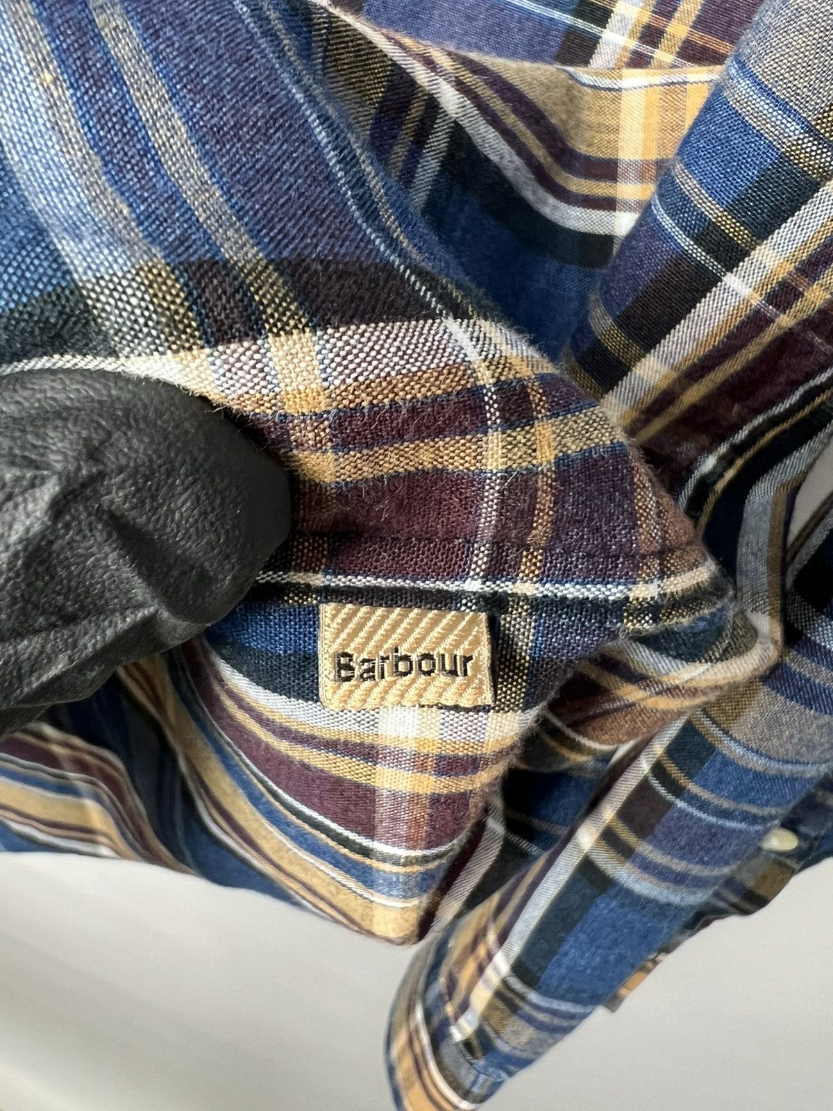 Barbour Vintage streetwear Barbour Steve Mcqueen Long sleeve shirt Size US XL / EU 56 / 4 - 3 Thumbnail