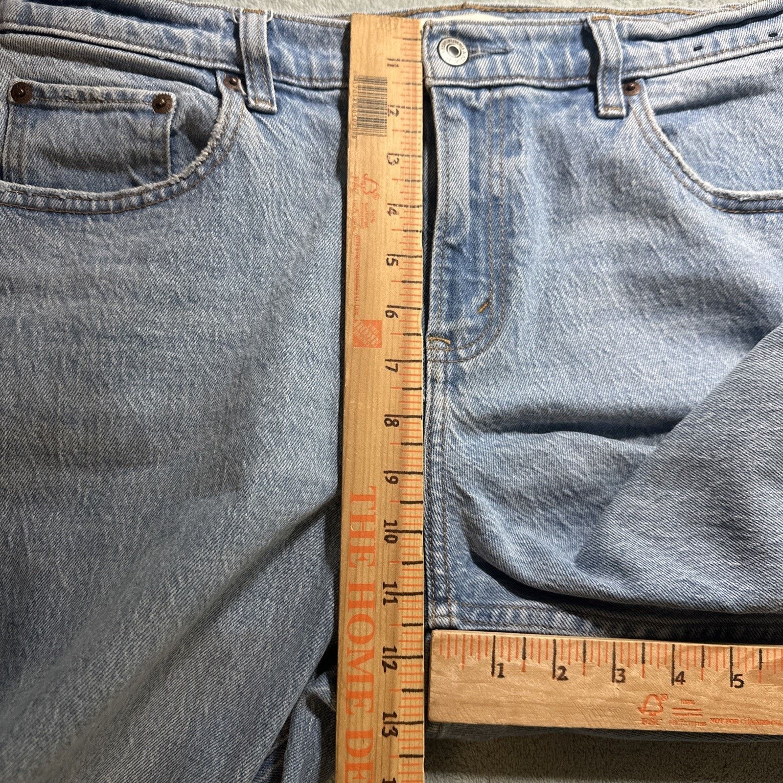 Abercrombie & Fitch Y2k 2000s Abercrombie Fitch Straight Baggy Jeans Ws 31 Size 35" - 10 Thumbnail