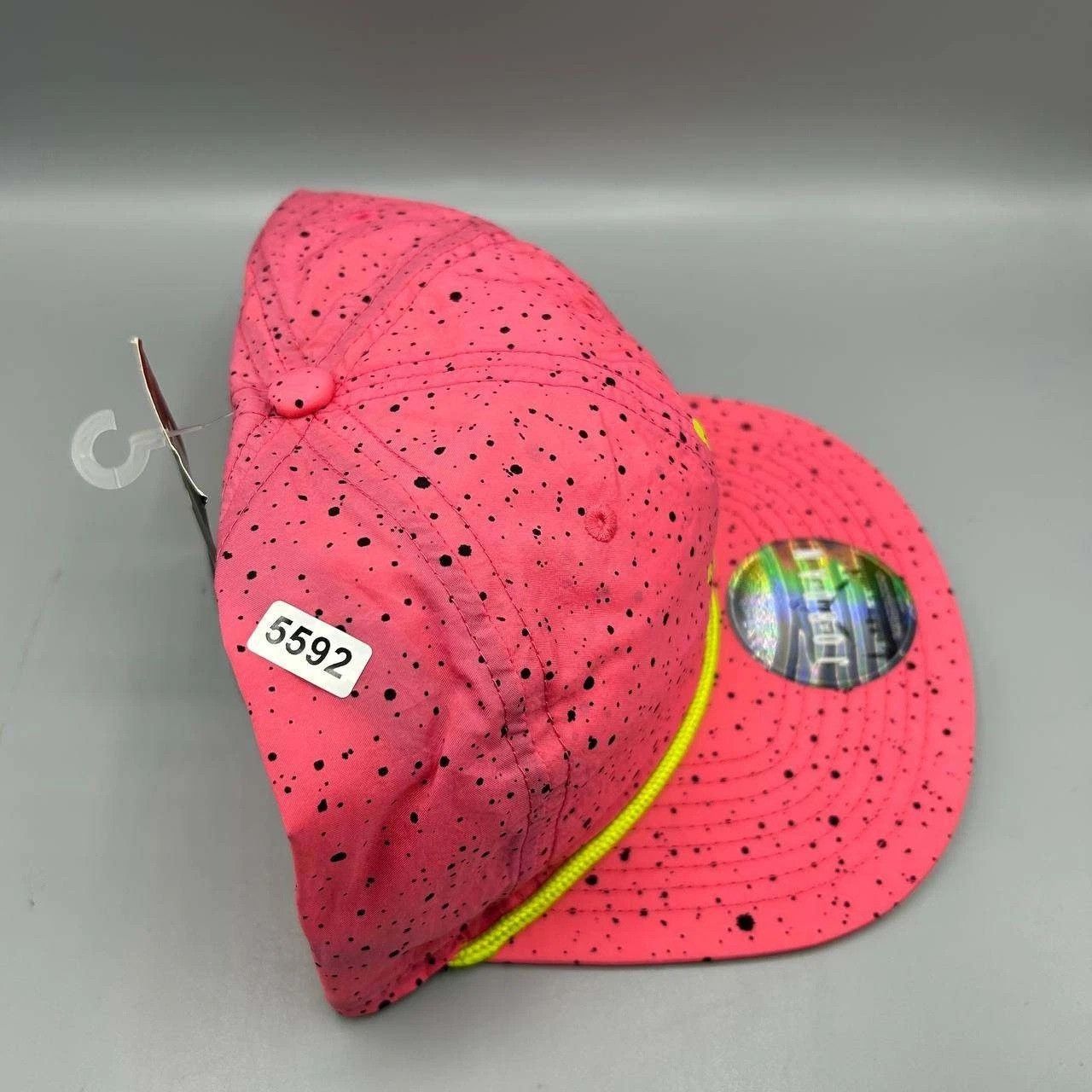 Jordan Brand Air Jordan Hat Men Pink Black Speckled Print Snap Back Cap Size ONE SIZE - 9 Thumbnail